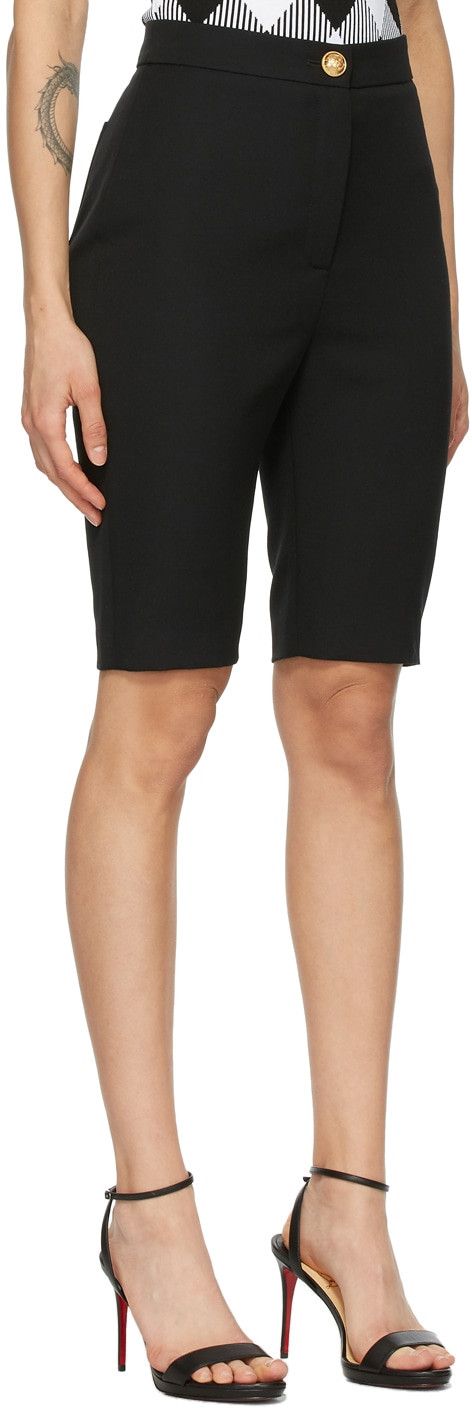 Balmain BNWT SS21 BALMAIN WOOL HIGH WAISTED BIKE SHORTS 40 Size 27" / US 4 / IT 40 - 12 Thumbnail