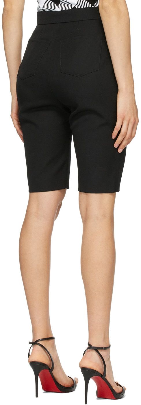 Balmain BNWT SS21 BALMAIN WOOL HIGH WAISTED BIKE SHORTS 40 Size 27" / US 4 / IT 40 - 13 Thumbnail
