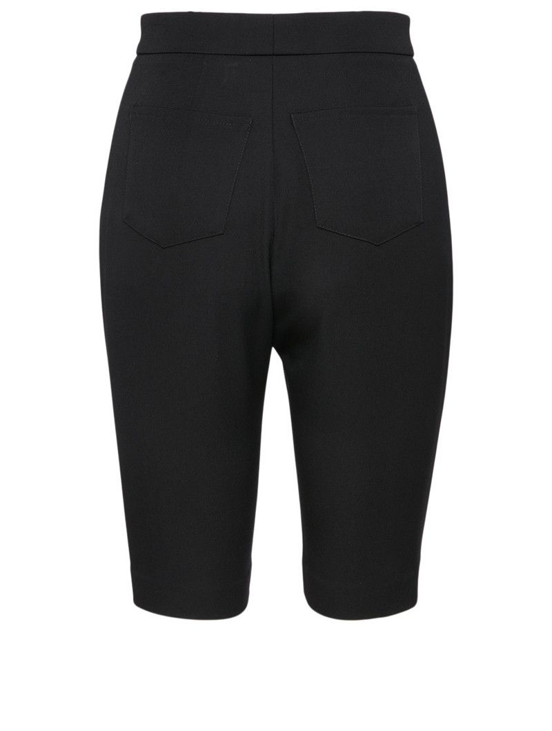 Balmain BNWT SS21 BALMAIN WOOL HIGH WAISTED BIKE SHORTS 40 Size 27" / US 4 / IT 40 - 14 Thumbnail