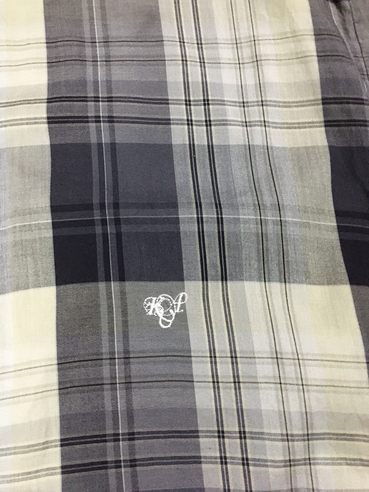 Kris Van Assche KRISVANASSCHE GREY CHECK SHIRT Size M / US 6-8 / IT 42-44 - 4 Thumbnail