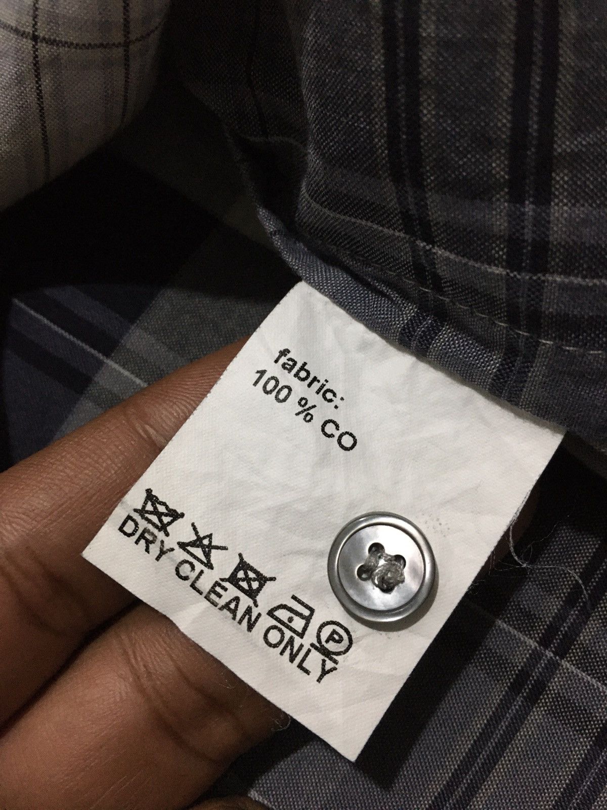 Kris Van Assche KRISVANASSCHE GREY CHECK SHIRT Size M / US 6-8 / IT 42-44 - 6 Thumbnail