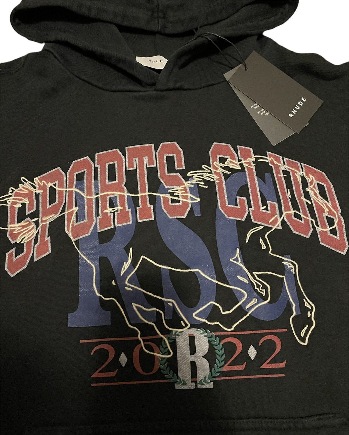 Rhude 🔥Brand New🔥Sporty Logo Hoodie Size US S / EU 44-46 / 1 - 4 Thumbnail