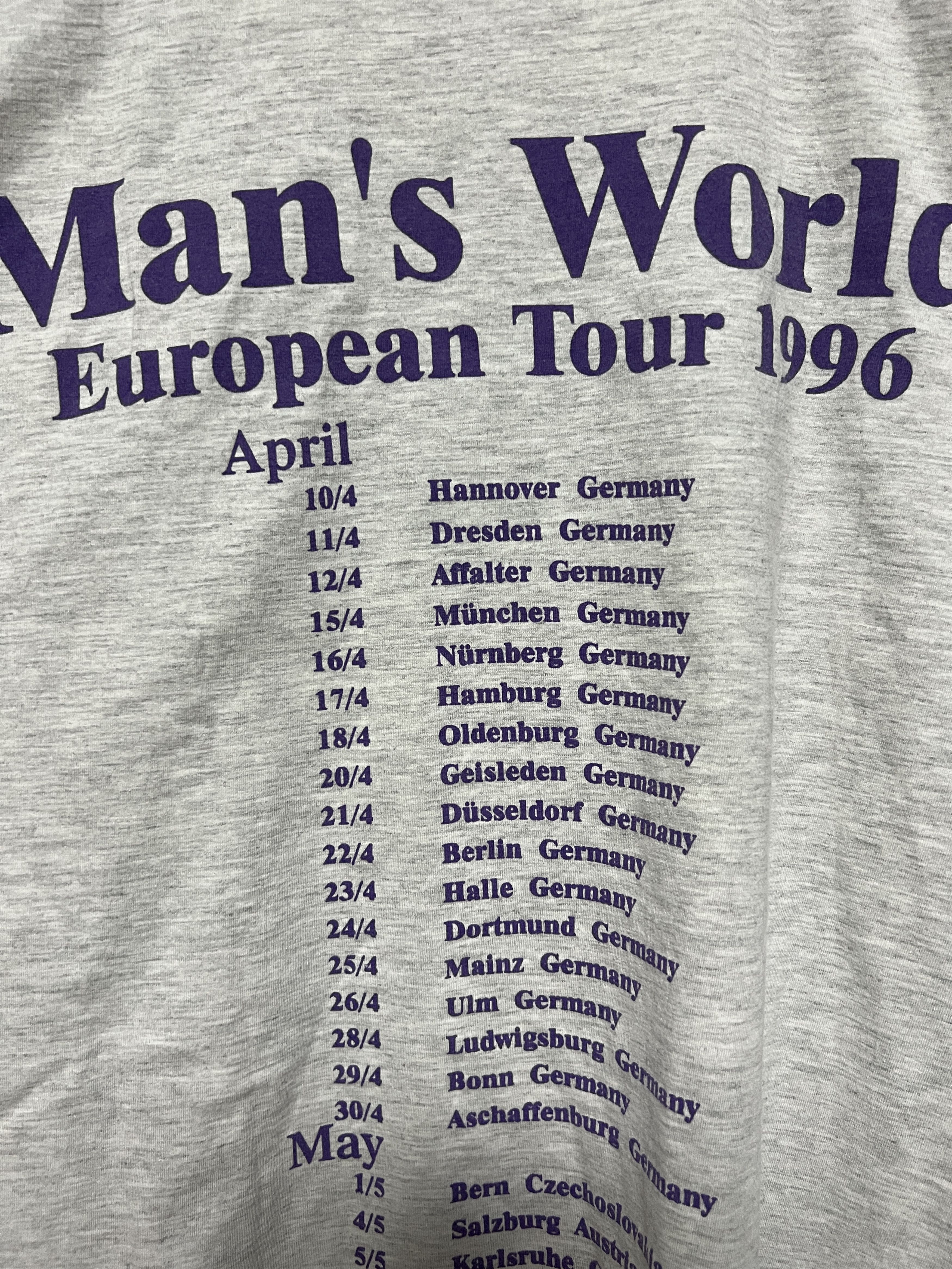 Band Tees × Vintage Vintage 1996 Mountain Man's World Tour T-shirt Size US XL / EU 56 / 4 - 13 Thumbnail
