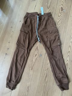 Rick Owens Larry Cargo Joggers | Grailed