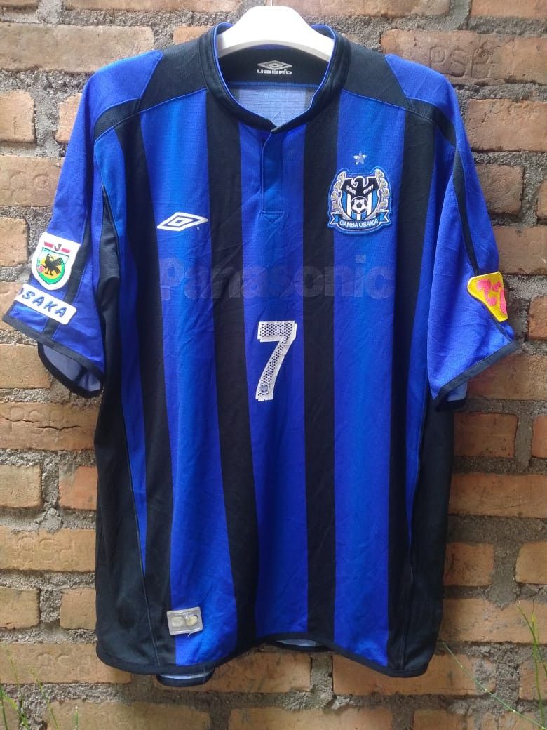 Japanese Brand × Vintage Gamba Osaka Japan Jersey Made in Japan Size US M / EU 48-50 / 2 - 1 Thumbnail
