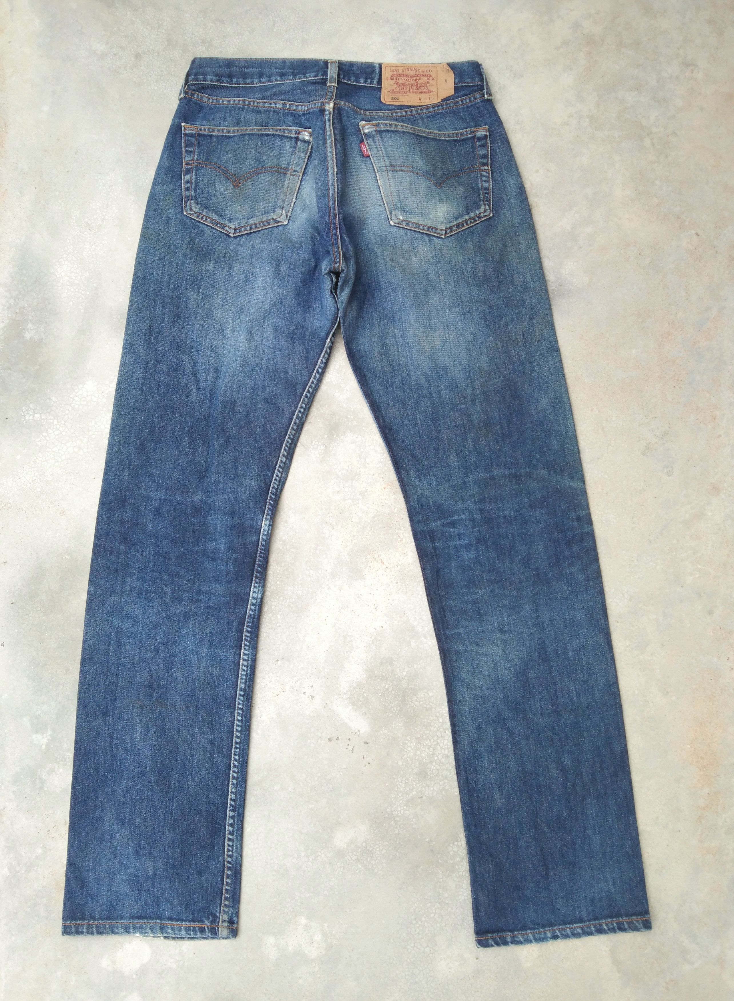 Vintage Vintage Levi's 501 Distressed Jeans 32x34 | Grailed