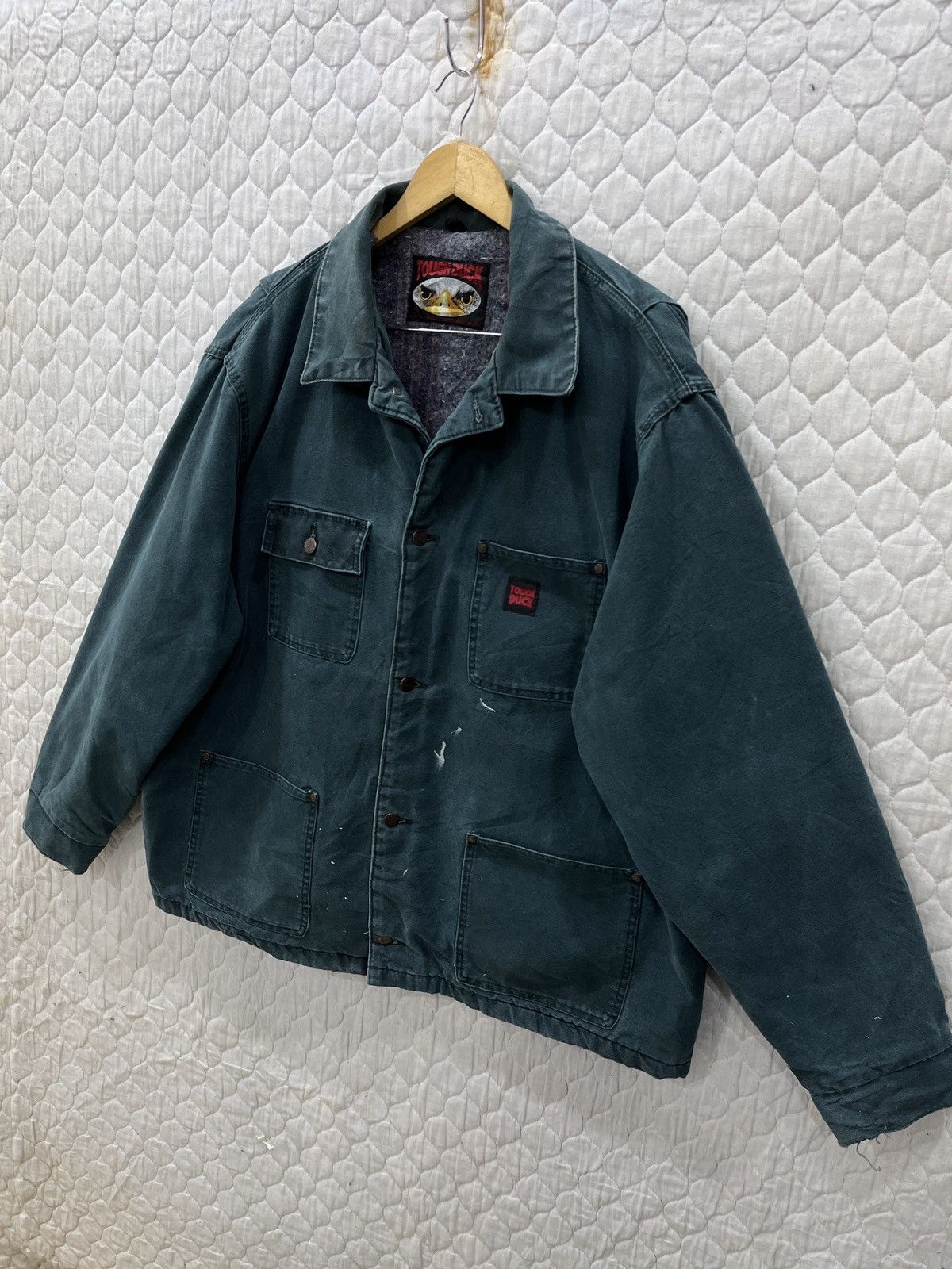 Vintage (Cccc). VINTAGE TOUGH DUCK BLANKET LINED CHORE JACKET Size US XL / EU 56 / 4 - 2 Thumbnail