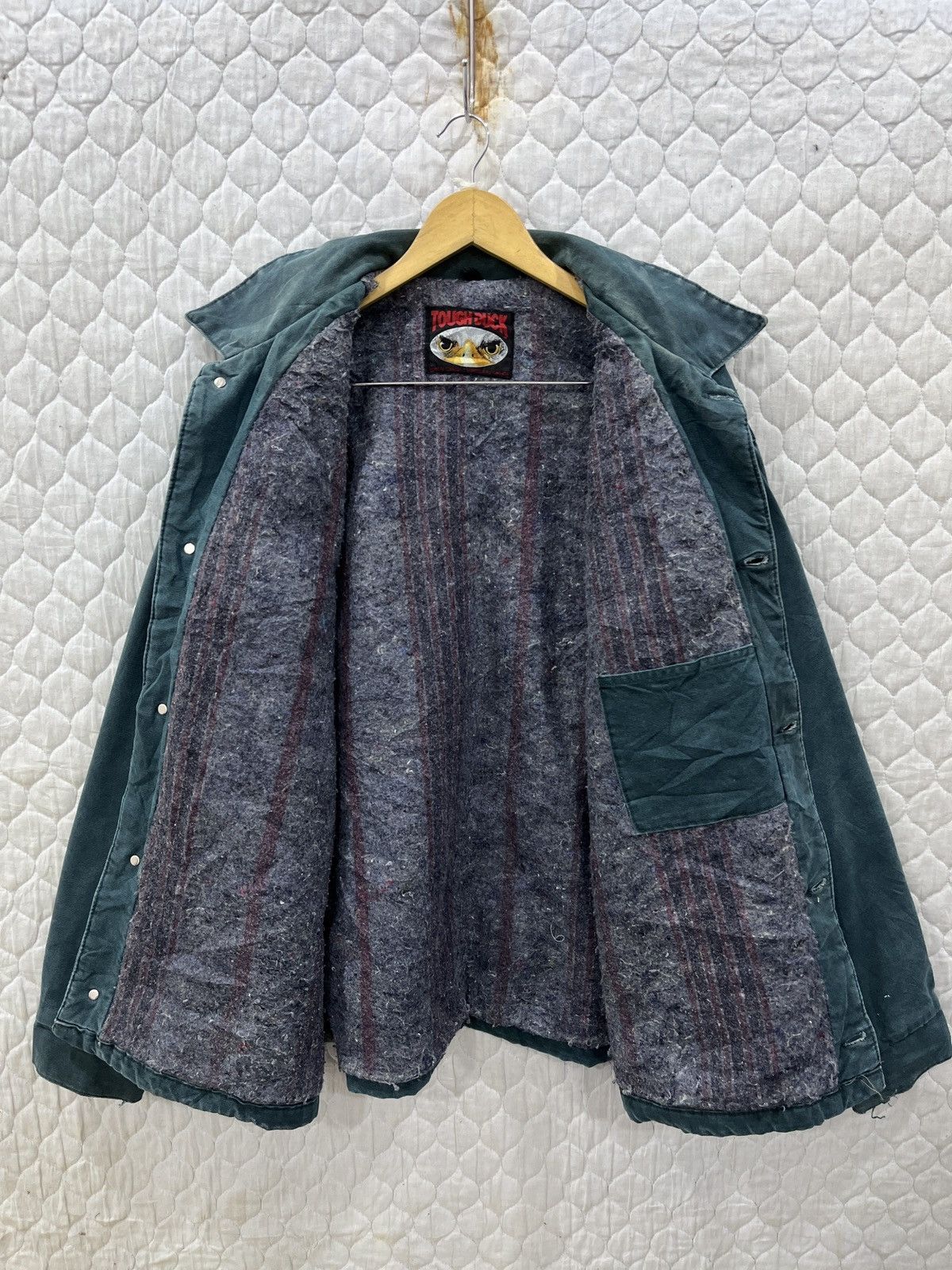 Vintage (Cccc). VINTAGE TOUGH DUCK BLANKET LINED CHORE JACKET Size US XL / EU 56 / 4 - 5 Thumbnail