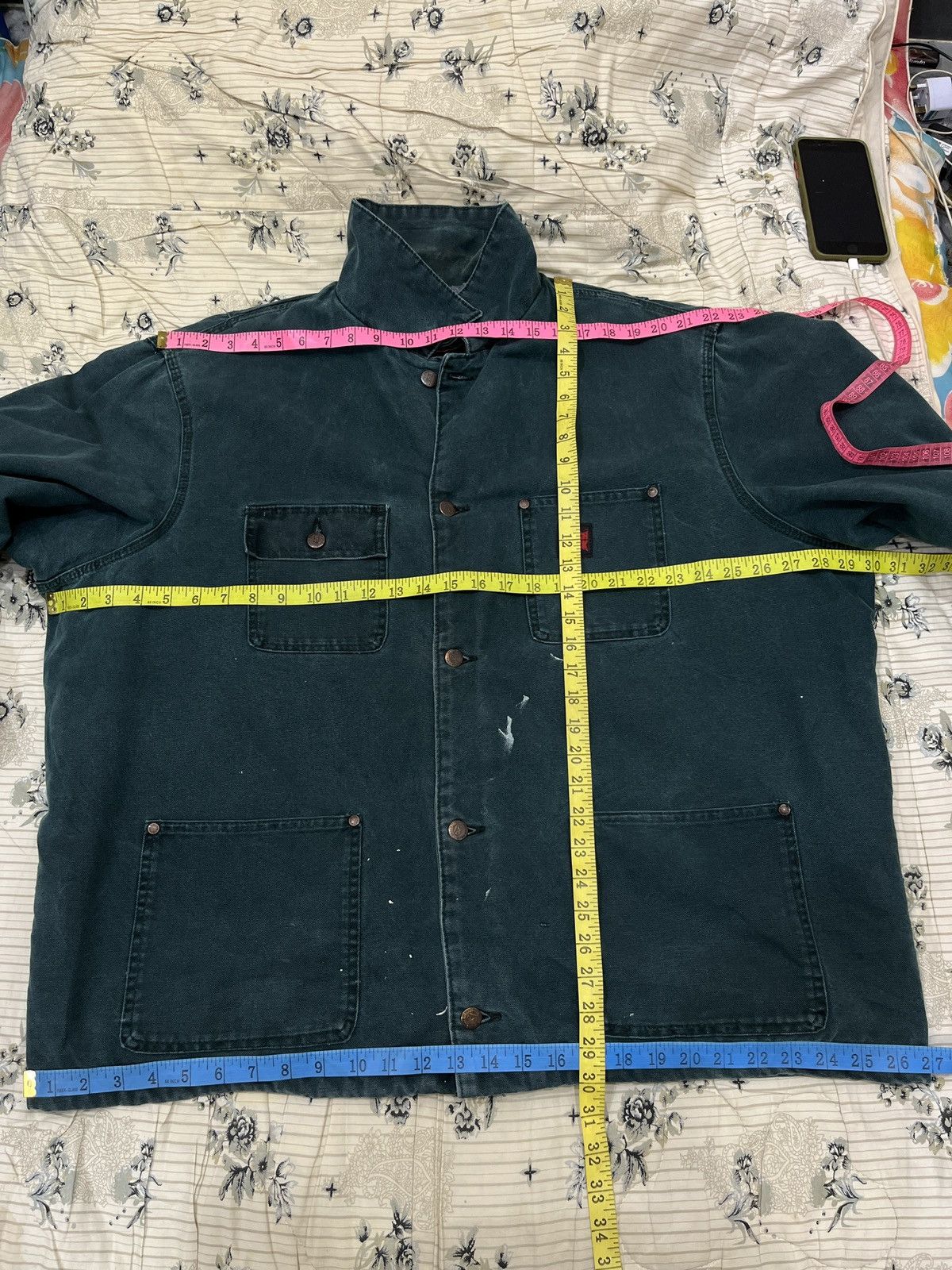 Vintage (Cccc). VINTAGE TOUGH DUCK BLANKET LINED CHORE JACKET Size US XL / EU 56 / 4 - 14 Thumbnail