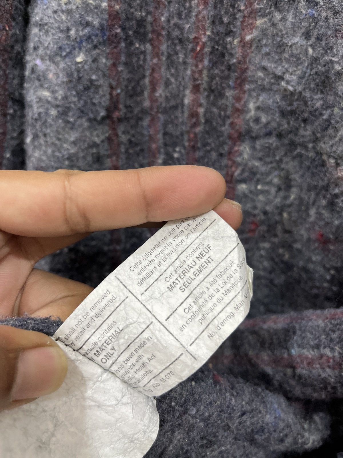Vintage (Cccc). VINTAGE TOUGH DUCK BLANKET LINED CHORE JACKET Size US XL / EU 56 / 4 - 8 Thumbnail