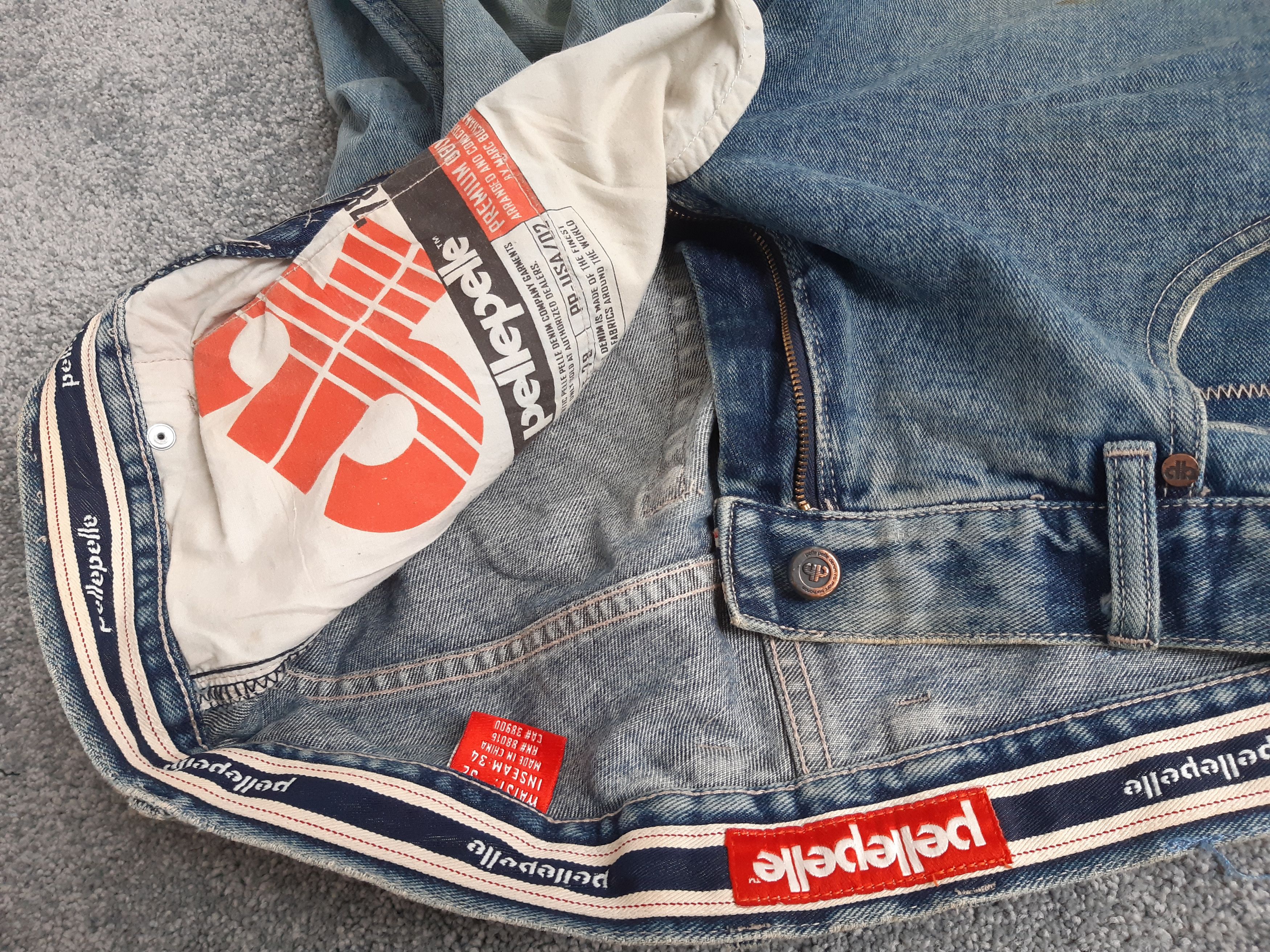 Marc Buchanan × Pelle Pelle × Vintage Pelle Pelle Baggy Jeans Size US 32 / EU 48 - 8 Thumbnail