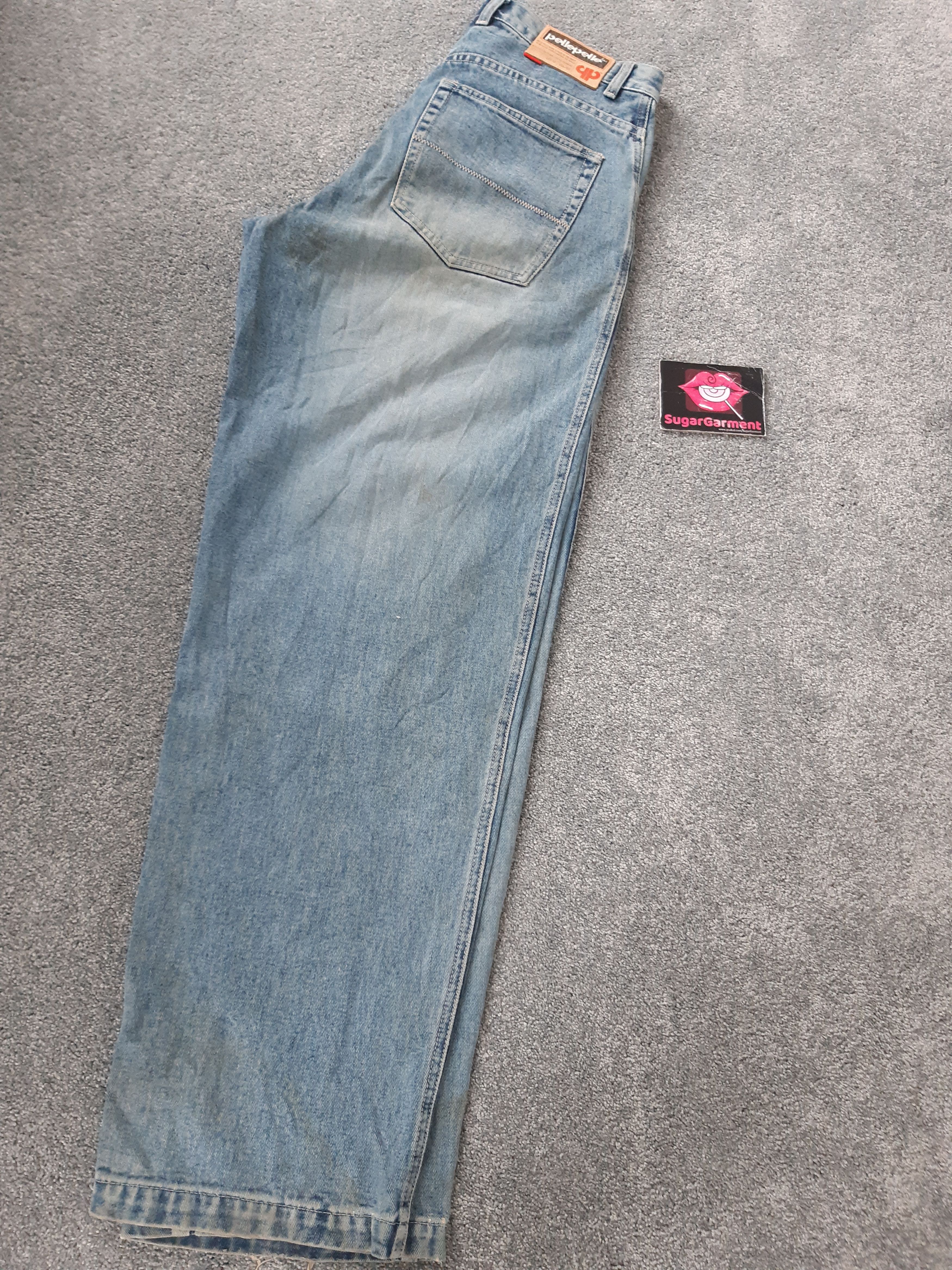 Marc Buchanan × Pelle Pelle × Vintage Pelle Pelle Baggy Jeans Size US 32 / EU 48 - 5 Thumbnail