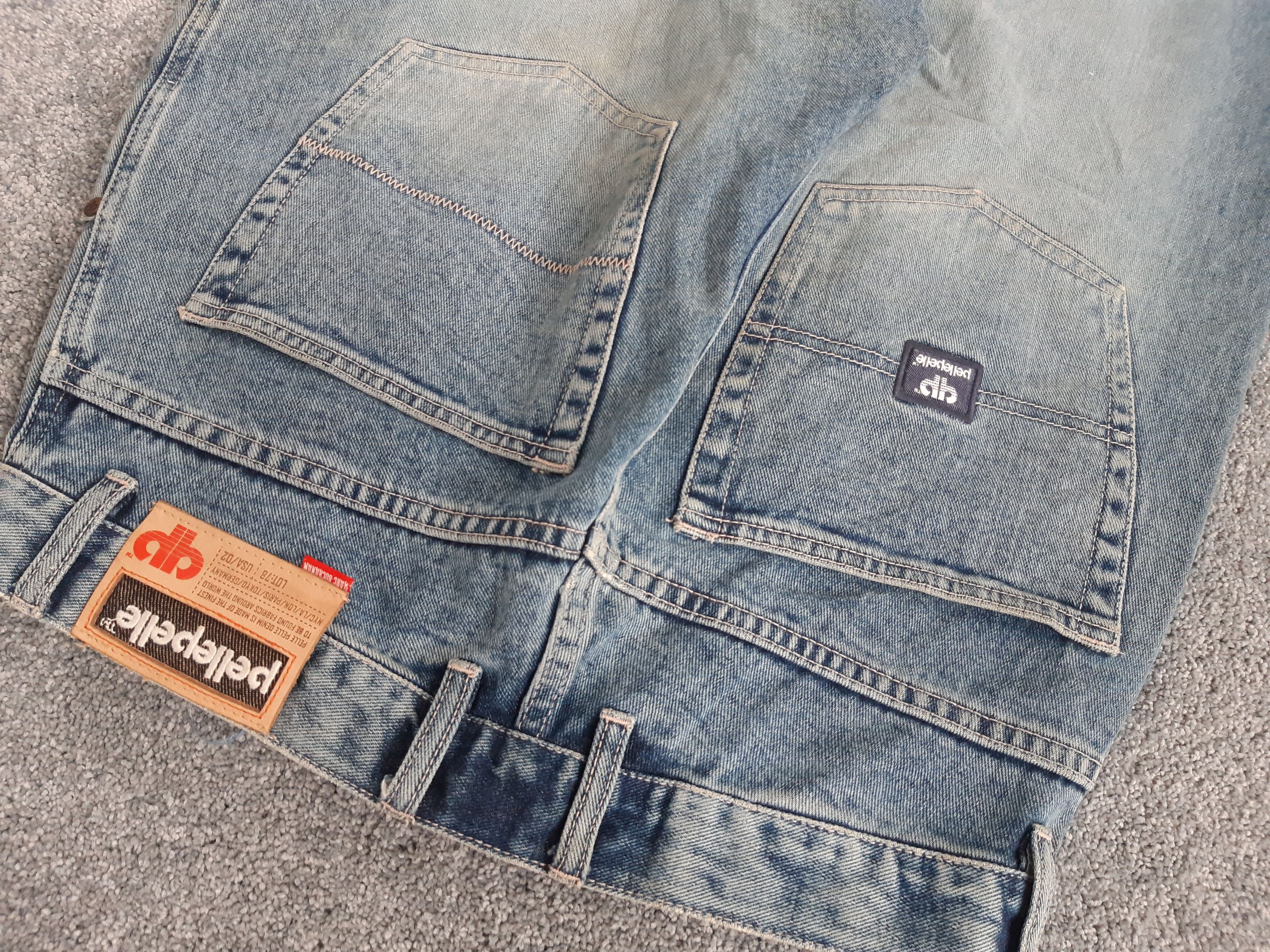 Marc Buchanan × Pelle Pelle × Vintage Pelle Pelle Baggy Jeans Size US 32 / EU 48 - 6 Thumbnail