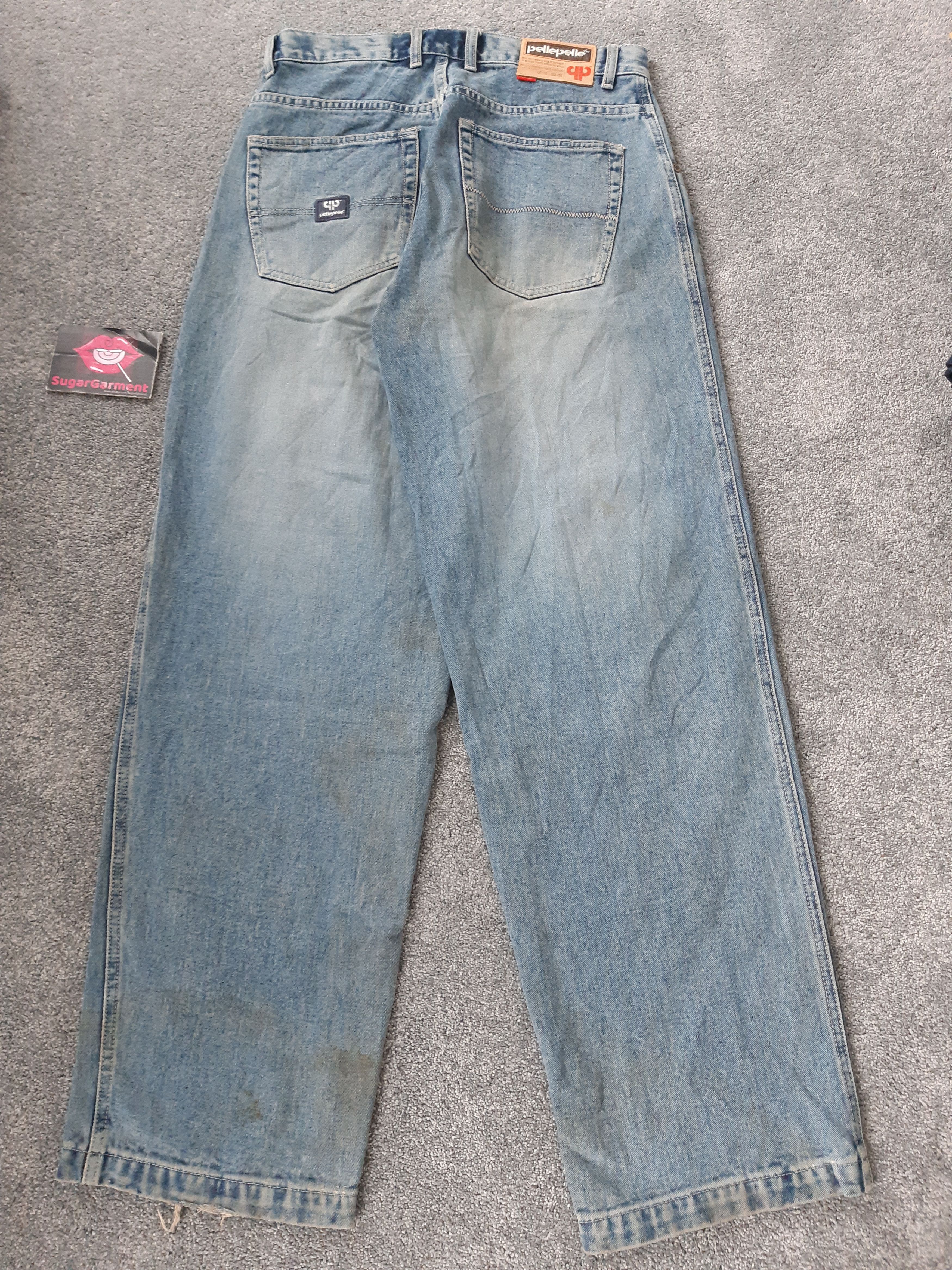 Marc Buchanan × Pelle Pelle × Vintage Pelle Pelle Baggy Jeans Size US 32 / EU 48 - 3 Thumbnail