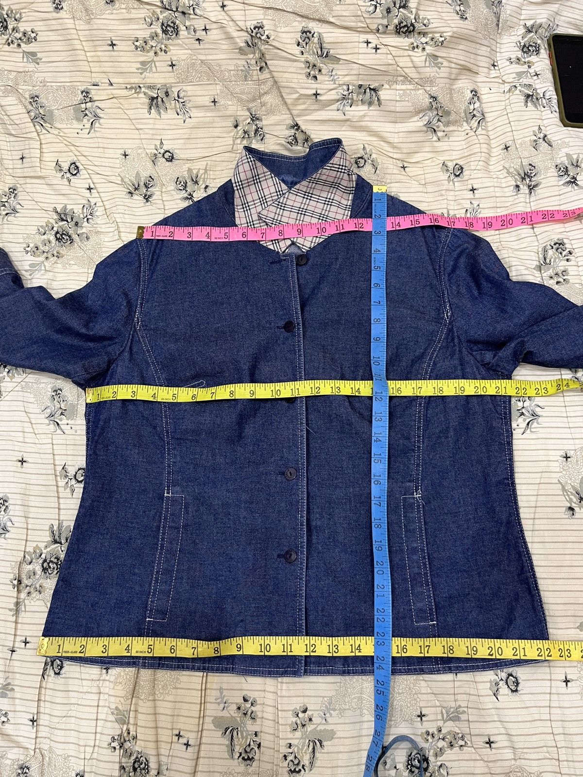 Burberry (Cccc). BURBERRYS LONDON DENIM JACKET Size M / US 6-8 / IT 42-44 - 19 Thumbnail