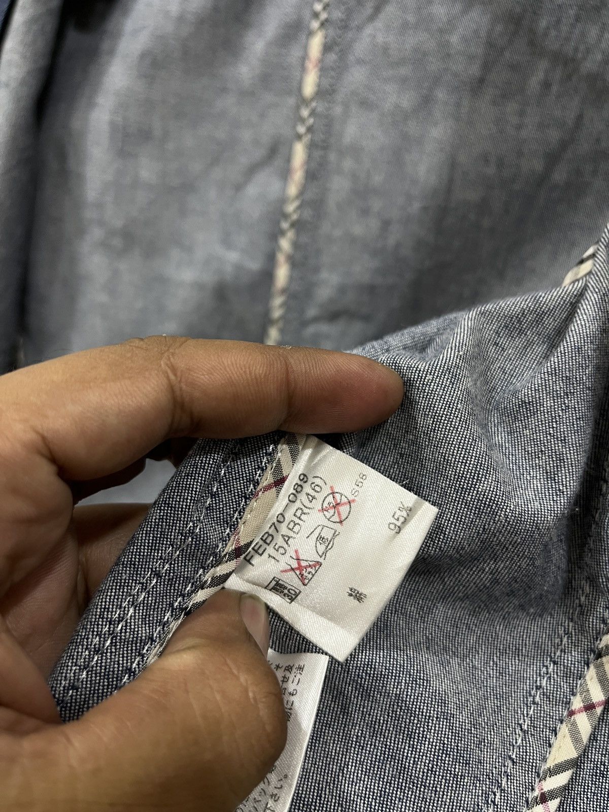 Burberry (Cccc). BURBERRYS LONDON DENIM JACKET Size M / US 6-8 / IT 42-44 - 10 Thumbnail