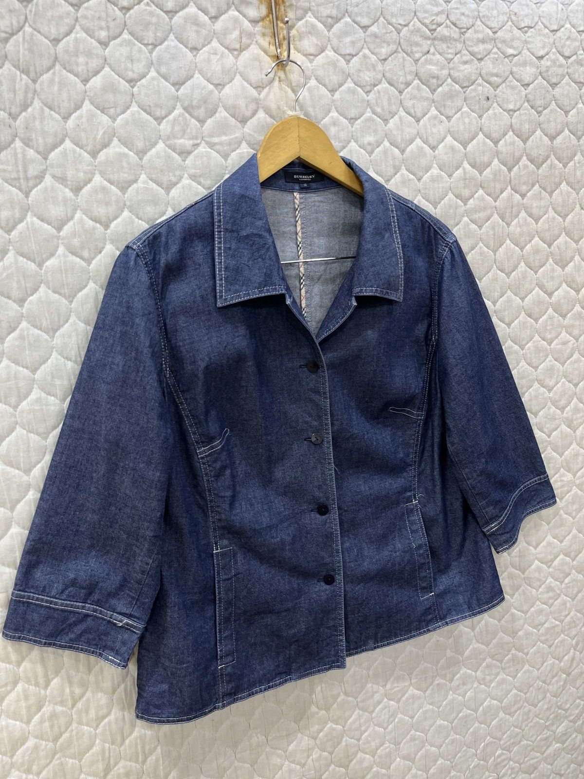 Burberry (Cccc). BURBERRYS LONDON DENIM JACKET Size M / US 6-8 / IT 42-44 - 4 Thumbnail