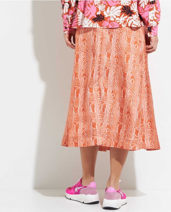 Marni BNWT SS20 MARNI SILK TWILL A-LINE SKIRT 42 Size 28" / US 6 / IT 42 - 10 Thumbnail