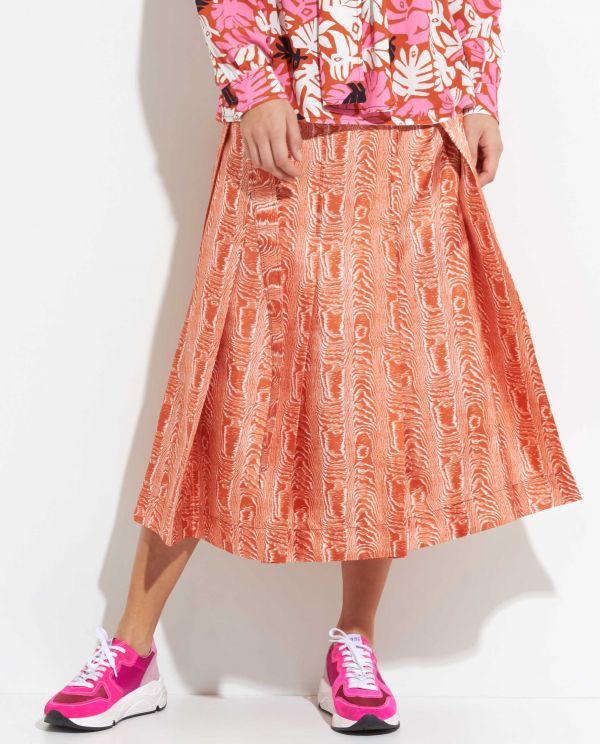 Marni BNWT SS20 MARNI SILK TWILL A-LINE SKIRT 42 Size 28" / US 6 / IT 42 - 1 Thumbnail