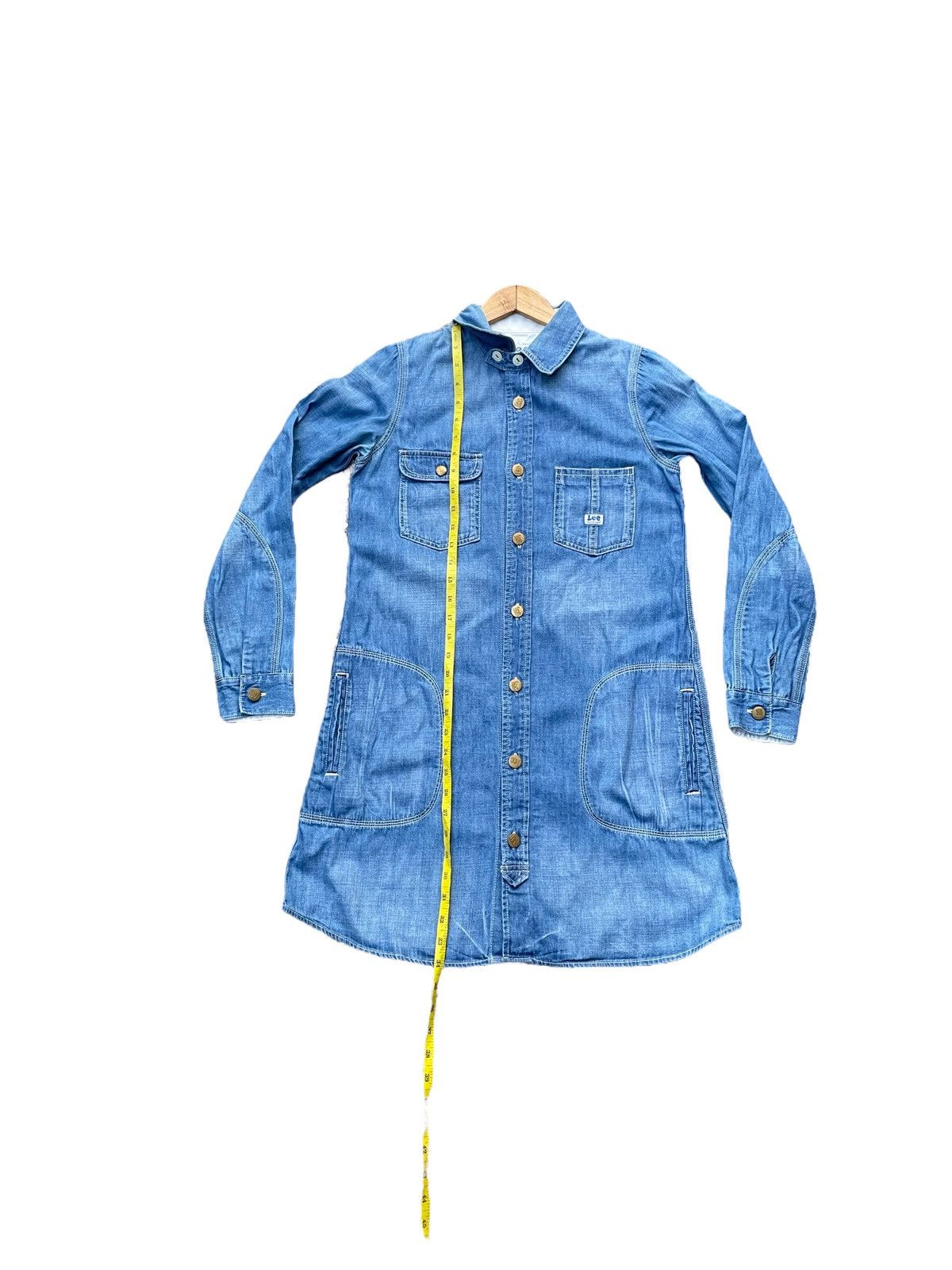 Lee Lee Union Made Denim Dress Size S / US 4 / IT 40 - 3 Thumbnail
