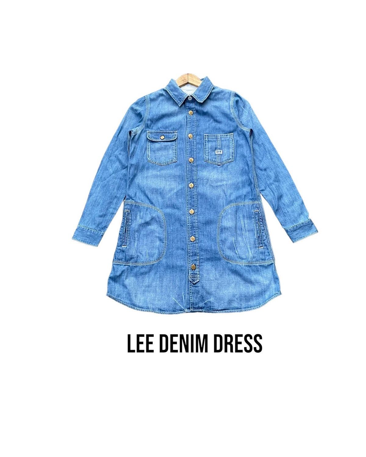 Lee Lee Union Made Denim Dress Size S / US 4 / IT 40 - 1 Thumbnail