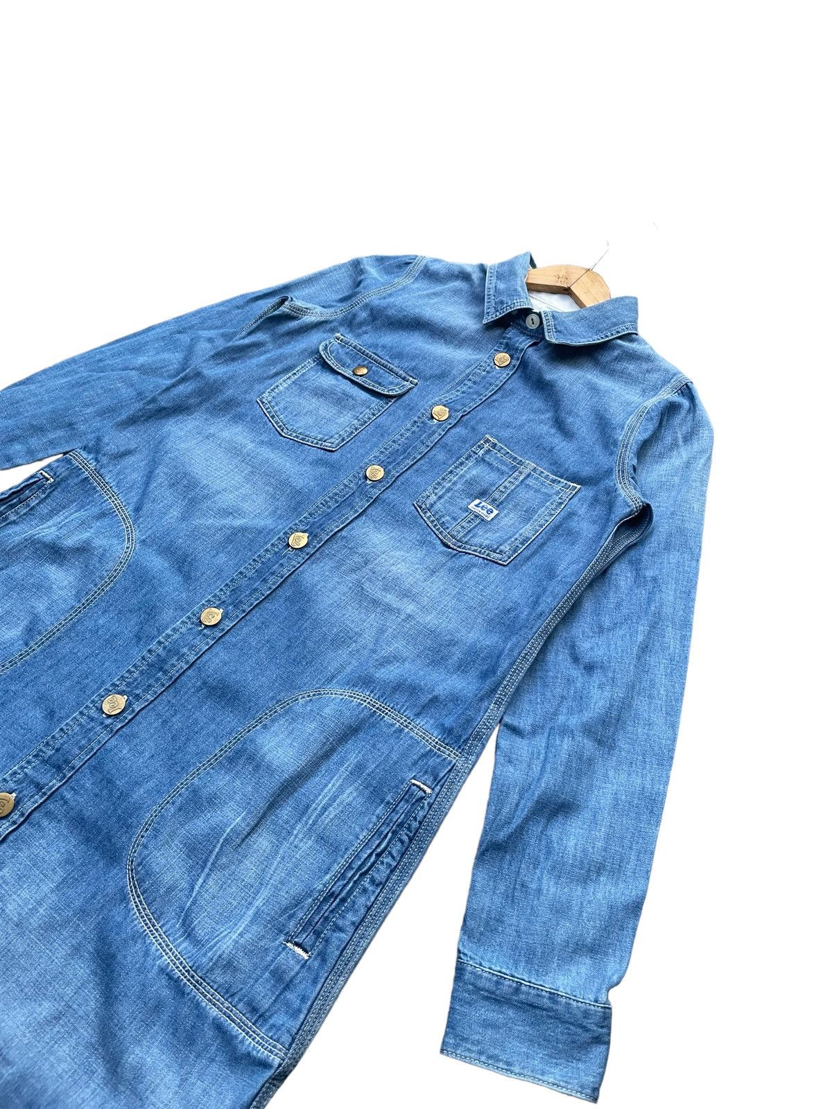 Lee Lee Union Made Denim Dress Size S / US 4 / IT 40 - 4 Thumbnail
