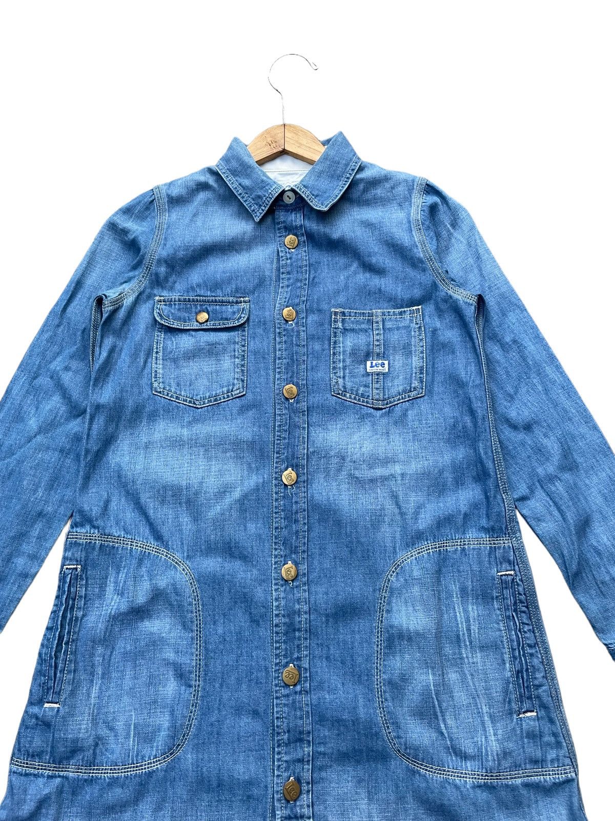 Lee Lee Union Made Denim Dress Size S / US 4 / IT 40 - 5 Thumbnail