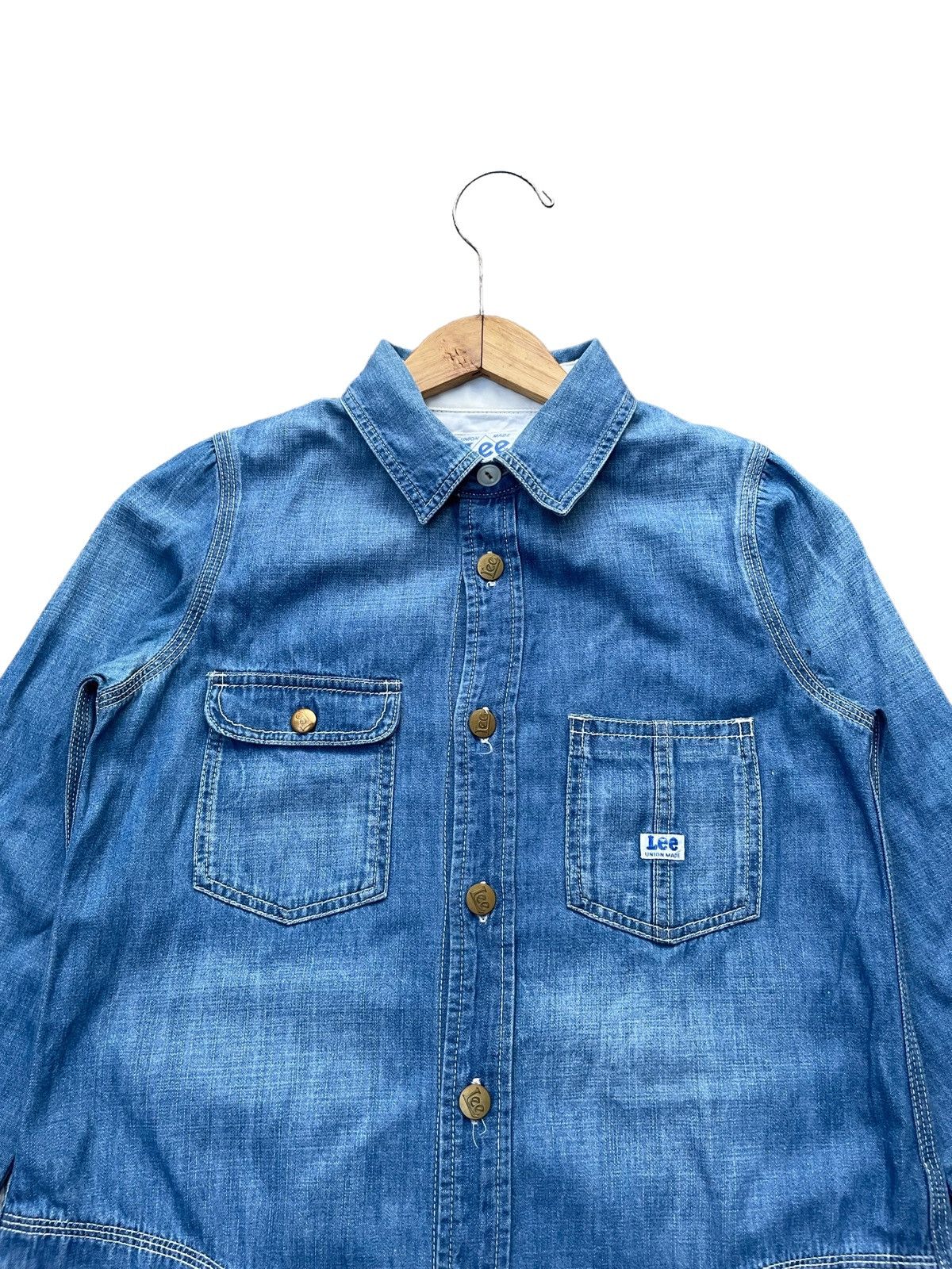 Lee Lee Union Made Denim Dress Size S / US 4 / IT 40 - 7 Thumbnail