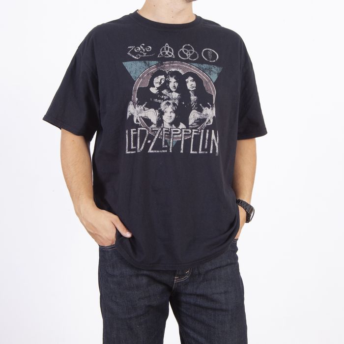 Vintage Led Zeppelin 'Zoso' TShirt Black Tee Grailed