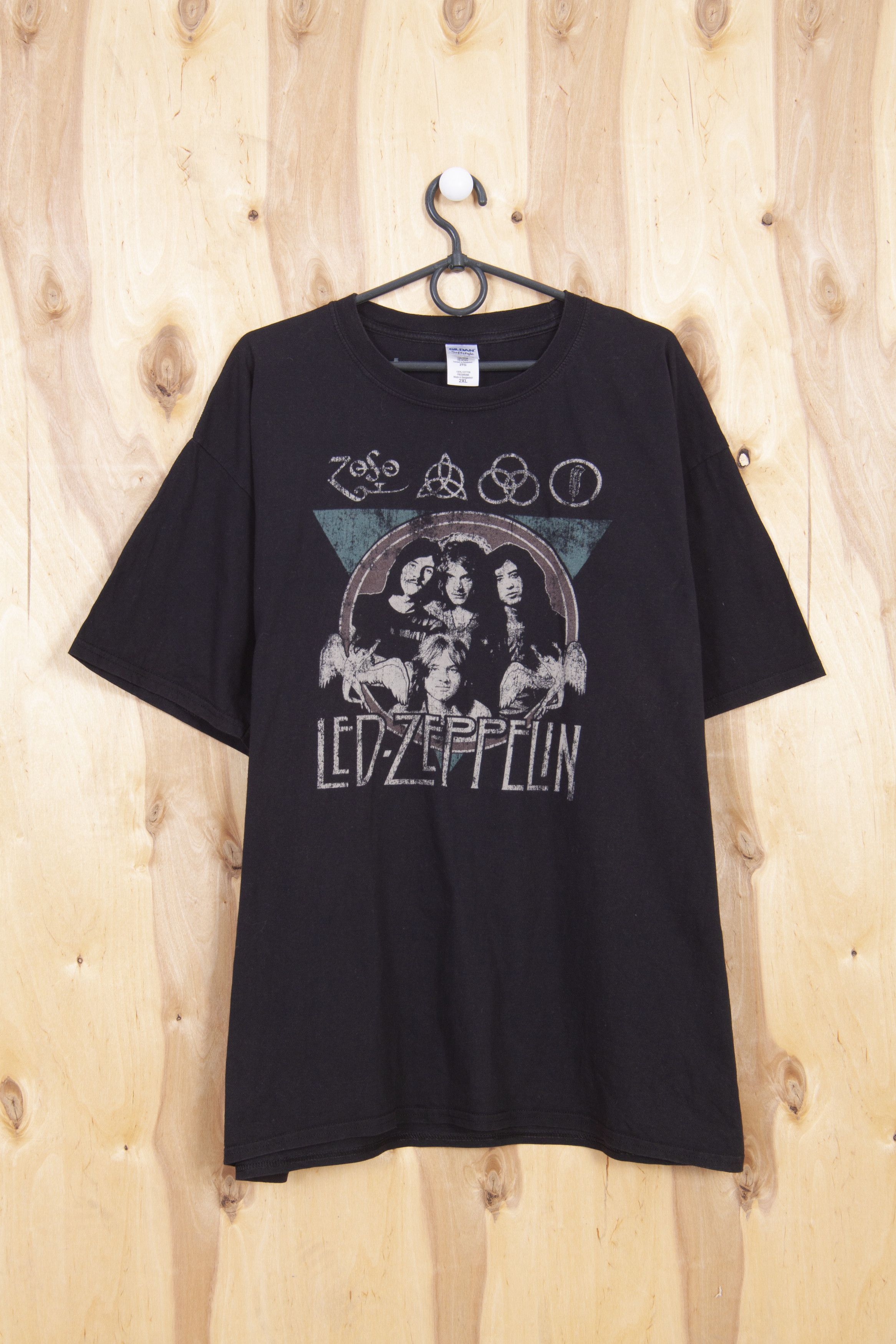 T-shirt Led Zeppelin L'Eremita Ufficiale Robert Plant Zoso Band Logo