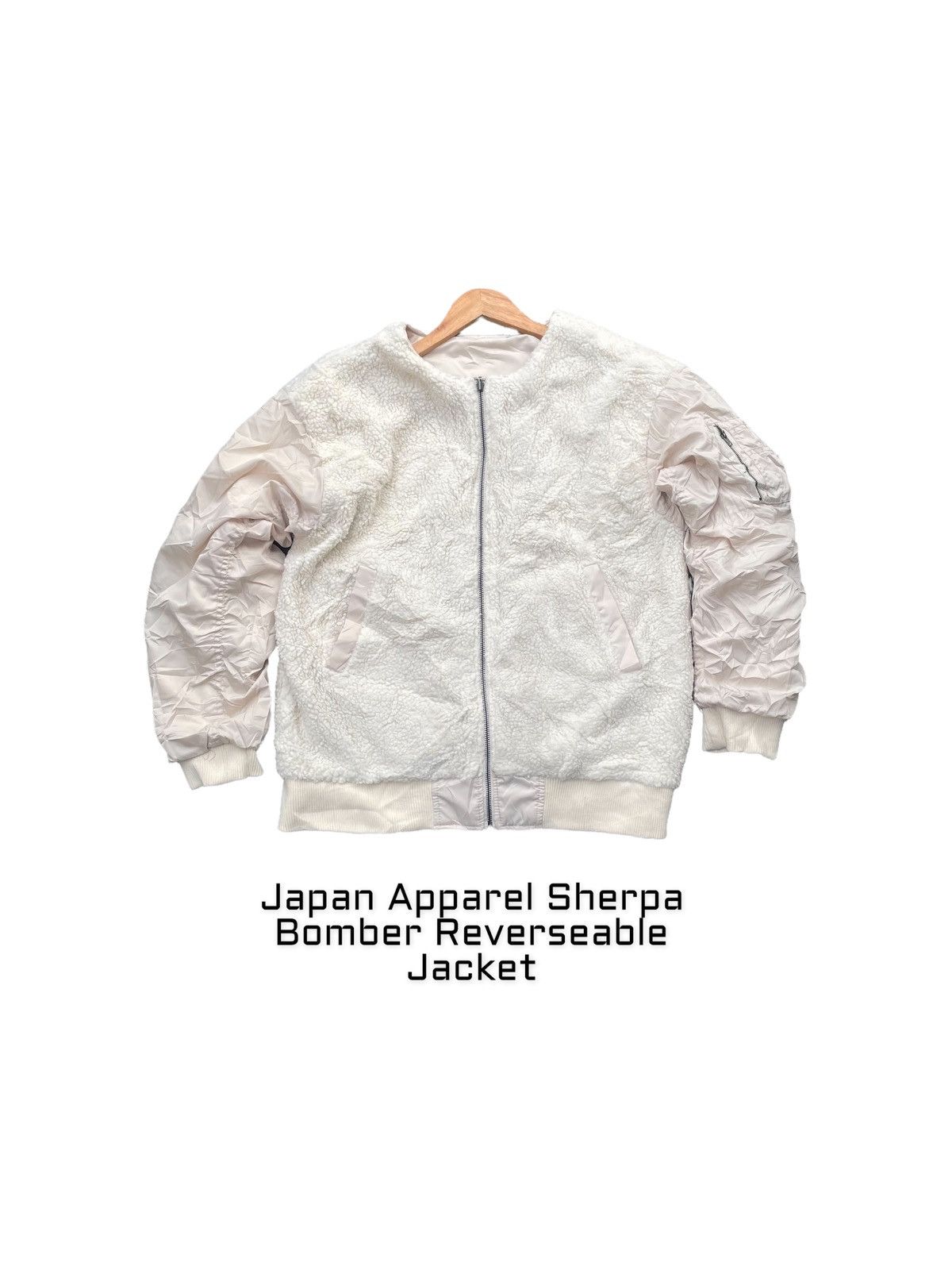 Japanese Brand Vintage Japan Apparel Reverseable Bomber Jacket Size L / US 10 / IT 46 - 1 Thumbnail