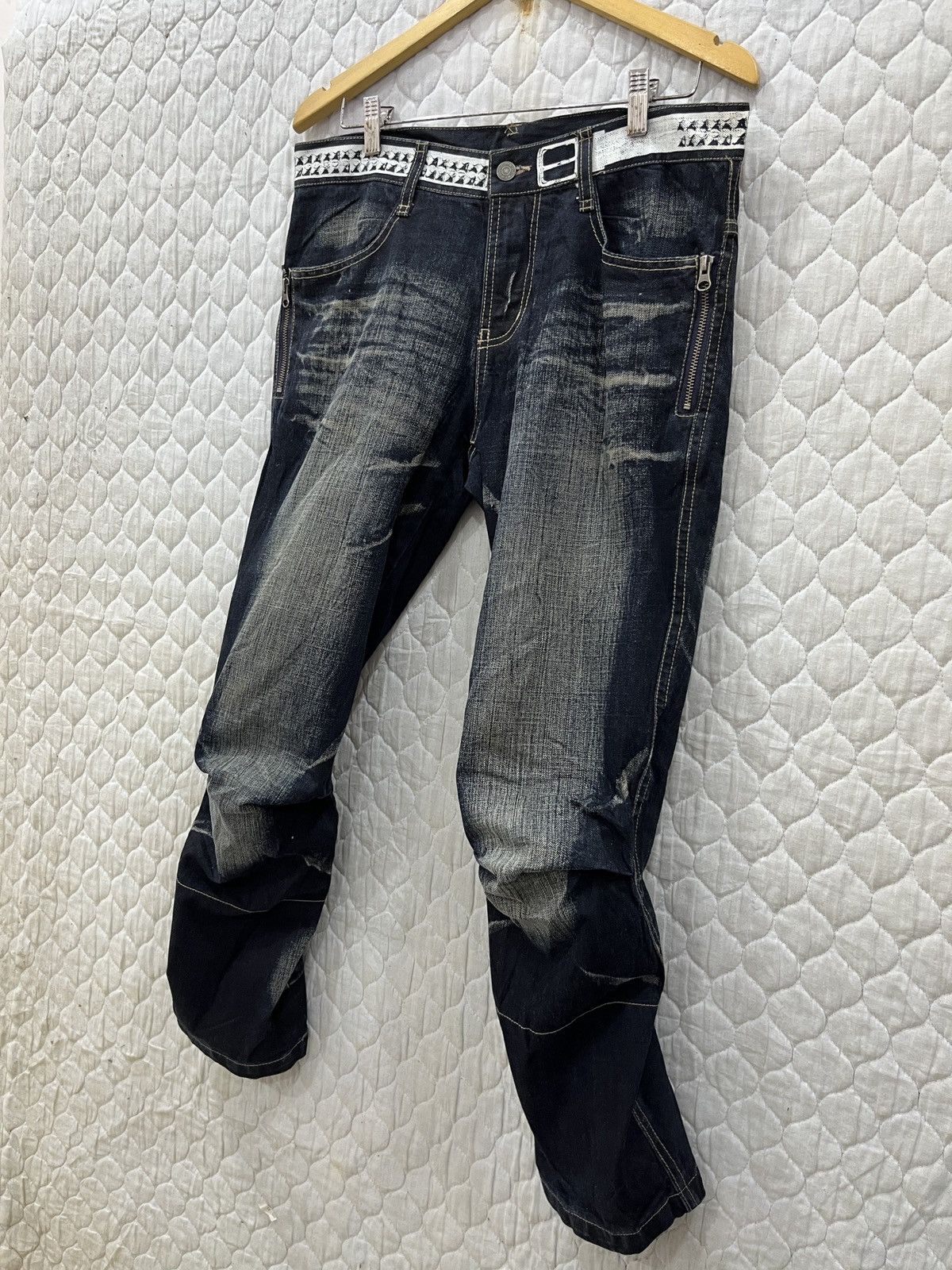 PPFM (Cccc). PPFM JAPANESE PUNK DENIM Size US 34 / EU 50 - 3 Thumbnail