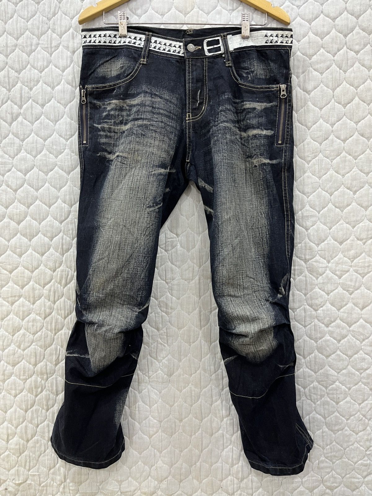 PPFM (Cccc). PPFM JAPANESE PUNK DENIM Size US 34 / EU 50 - 1 Thumbnail