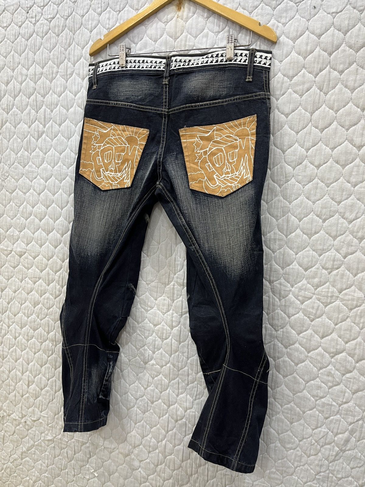 PPFM (Cccc). PPFM JAPANESE PUNK DENIM Size US 34 / EU 50 - 4 Thumbnail
