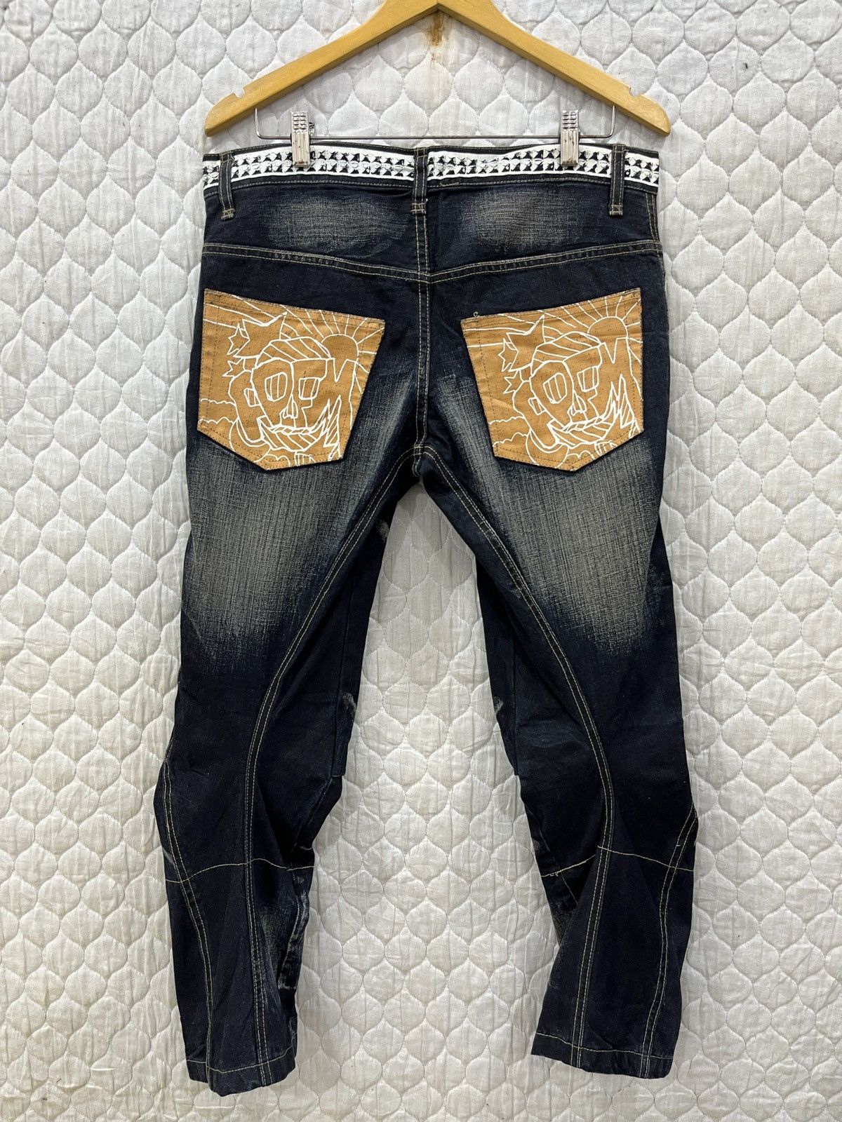 PPFM (Cccc). PPFM JAPANESE PUNK DENIM Size US 34 / EU 50 - 2 Thumbnail
