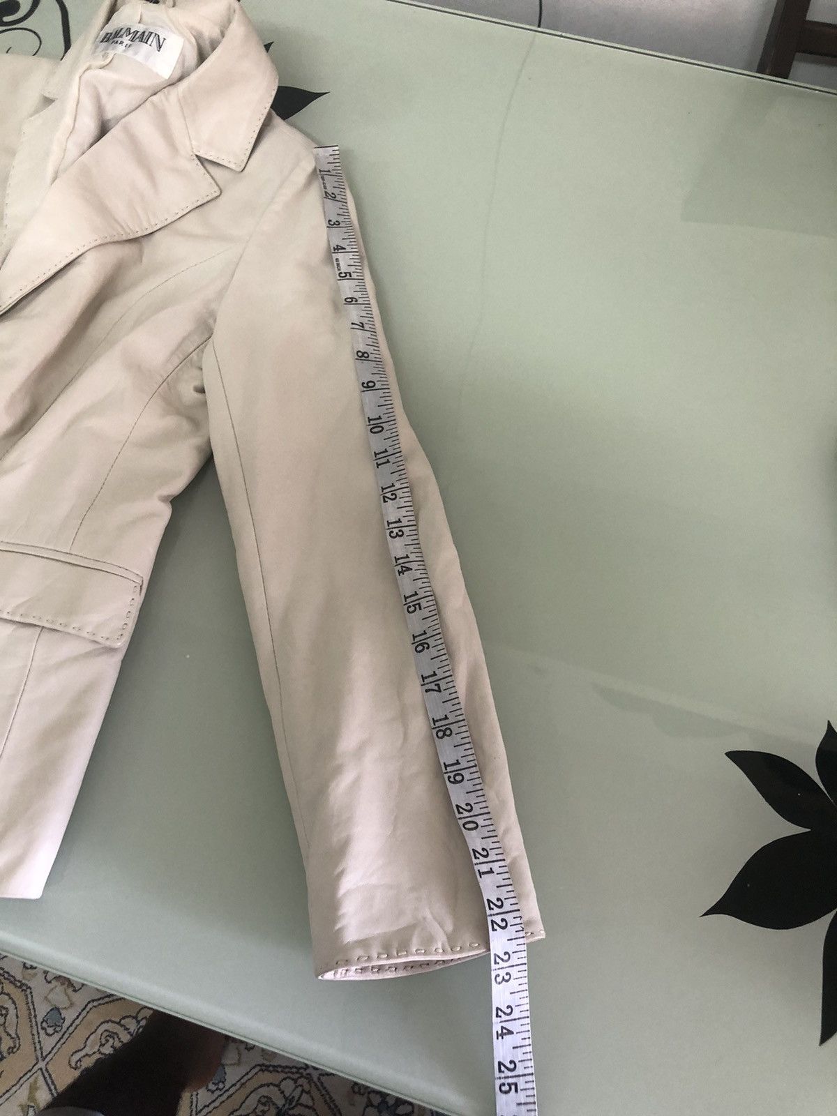 Balmain cream blazer sale