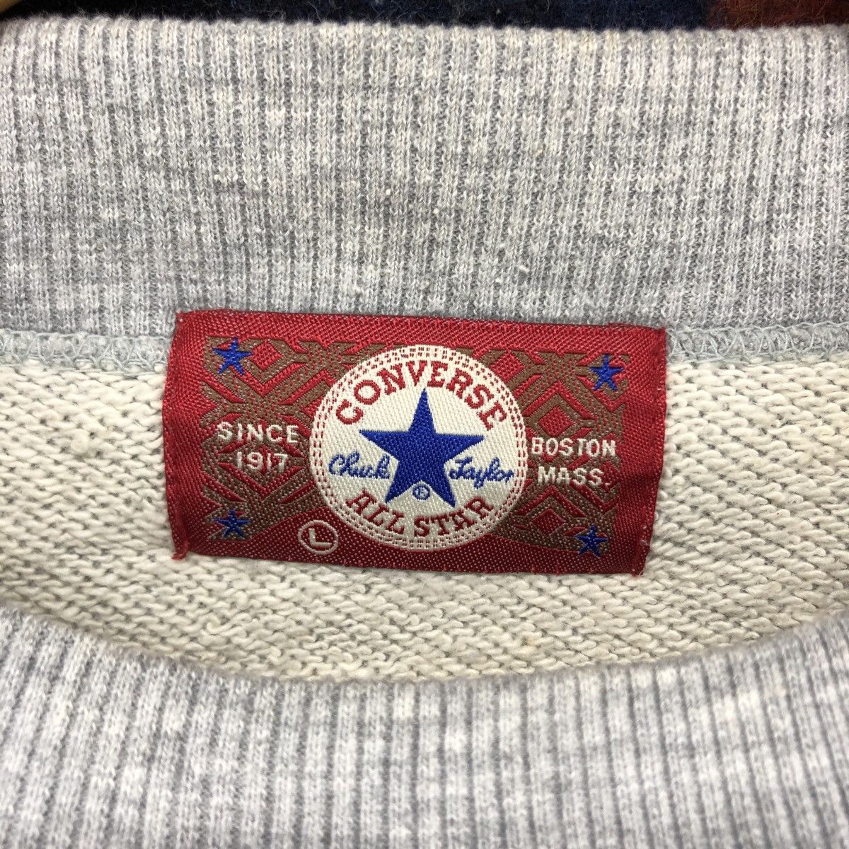 Converse CONVERSE ALL STAR Crew Neck Sweatshirt #2712-98 Size US L / EU 52-54 / 3 - 5 Thumbnail