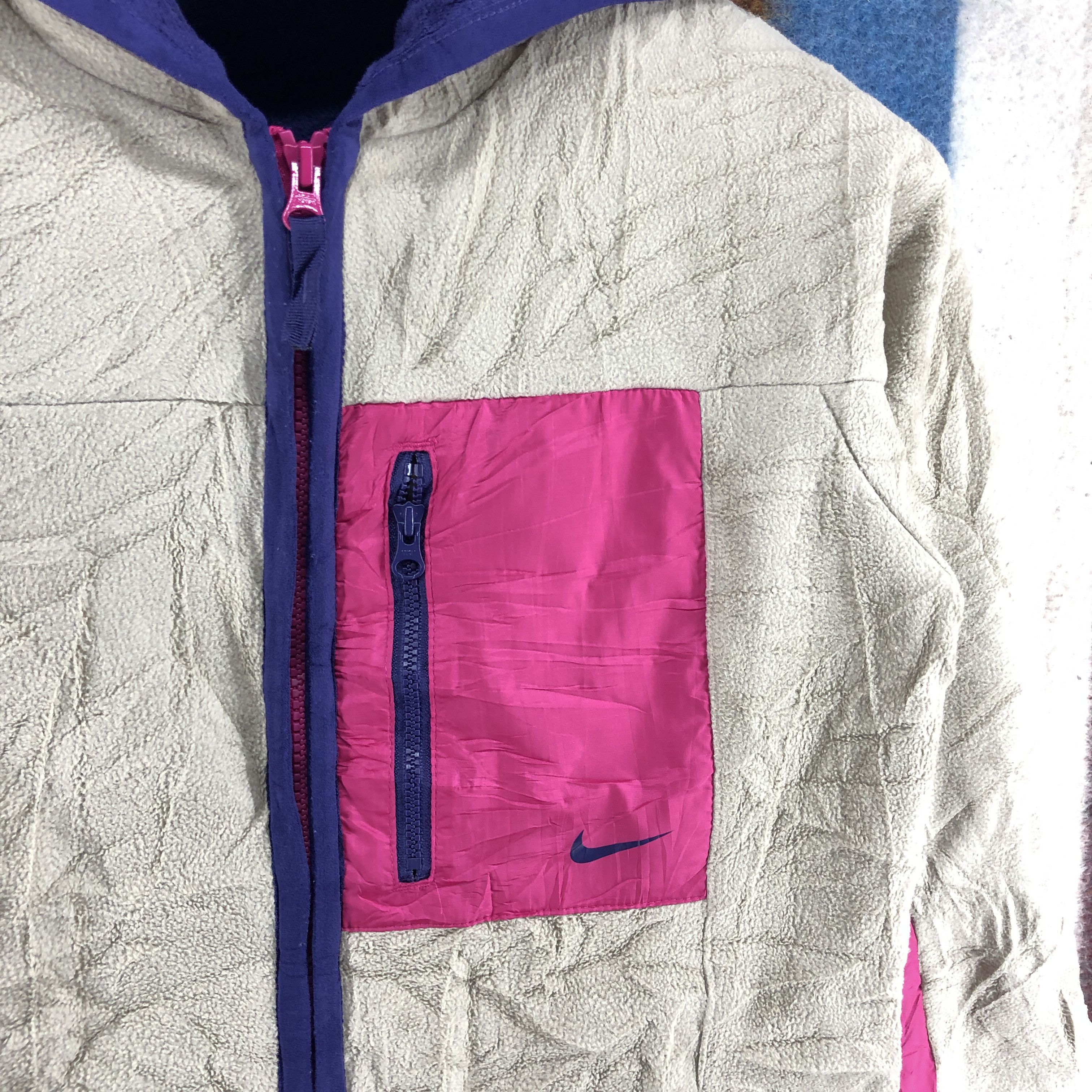 Nike NIKE THE ATHLETIC DEPT. Women Zipper Hoodie Fleece #042/C Size XS / US 0-2 / IT 36-38 - 2 Thumbnail