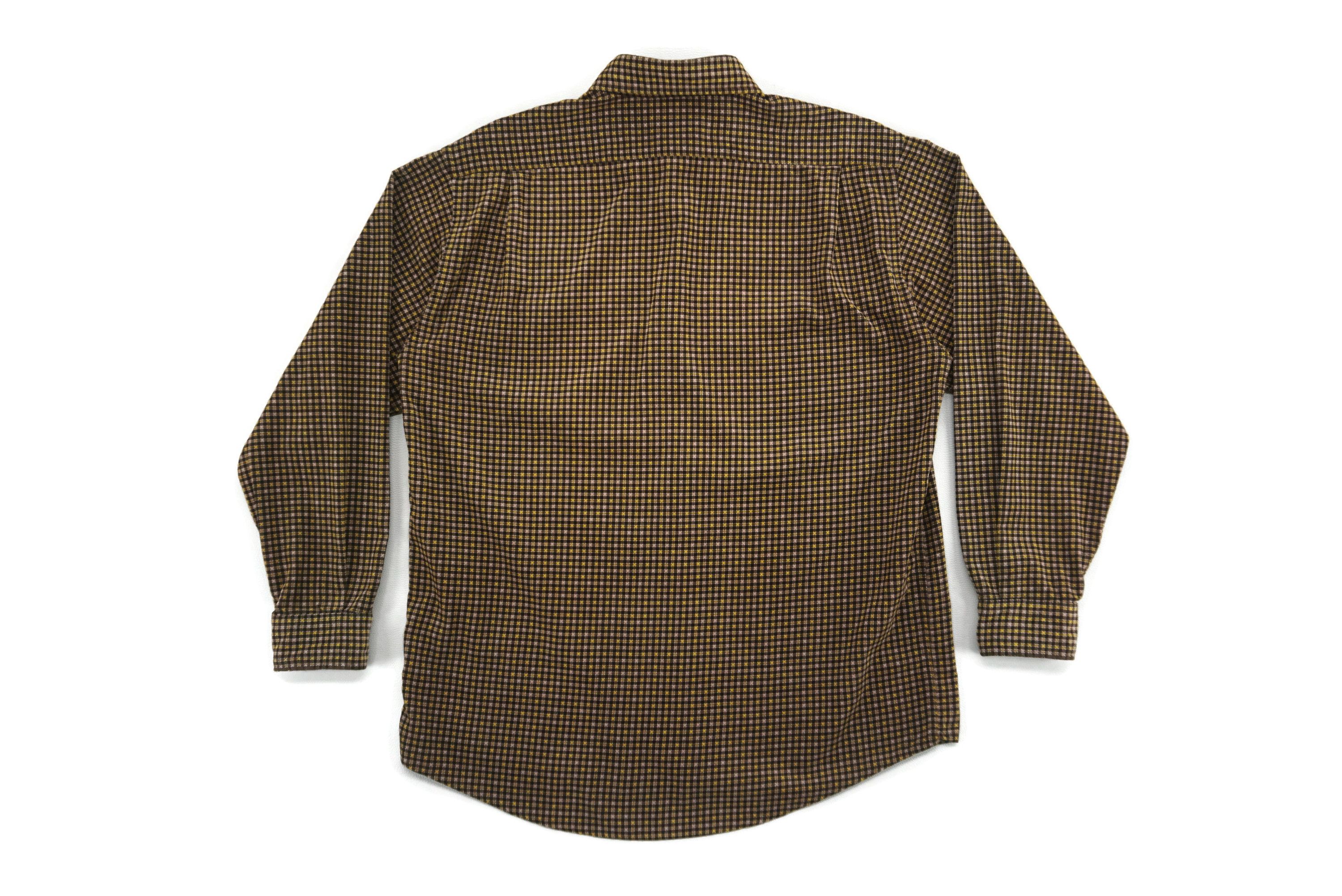 Lacoste Corduroy Button Down Casual Cords Gingham Plaid Shirt Size US L / EU 52-54 / 3 - 2 Thumbnail