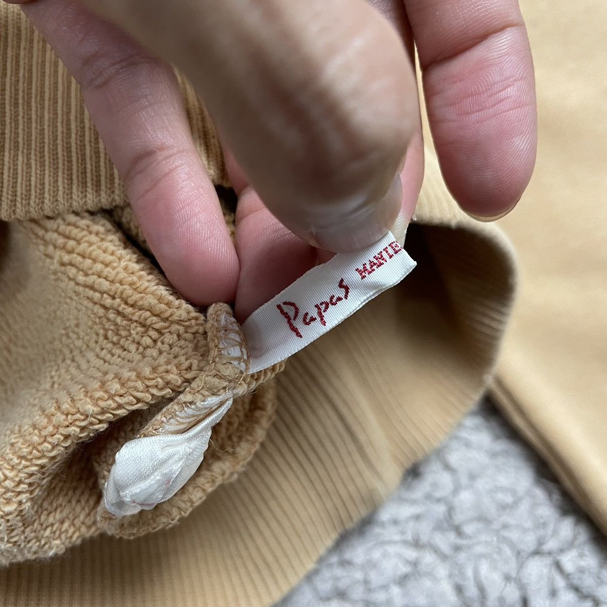 Vintage Vintage Distress Papas Big Spellout Sweatshirt Size US M / EU 48-50 / 2 - 18 Thumbnail