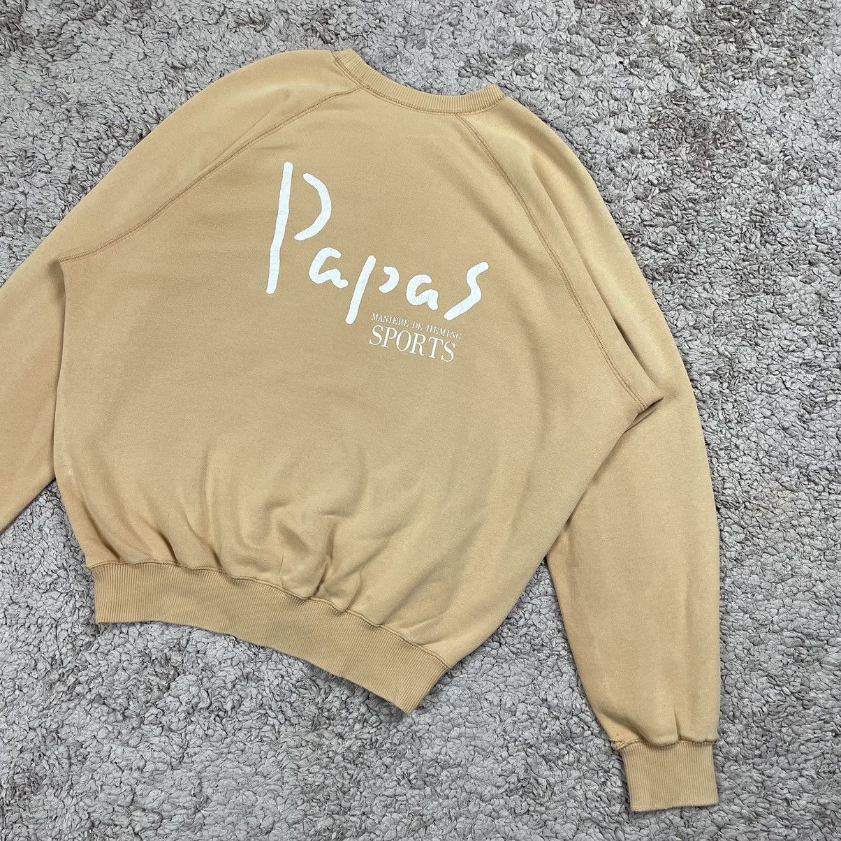 Vintage Vintage Distress Papas Big Spellout Sweatshirt Size US M / EU 48-50 / 2 - 4 Thumbnail