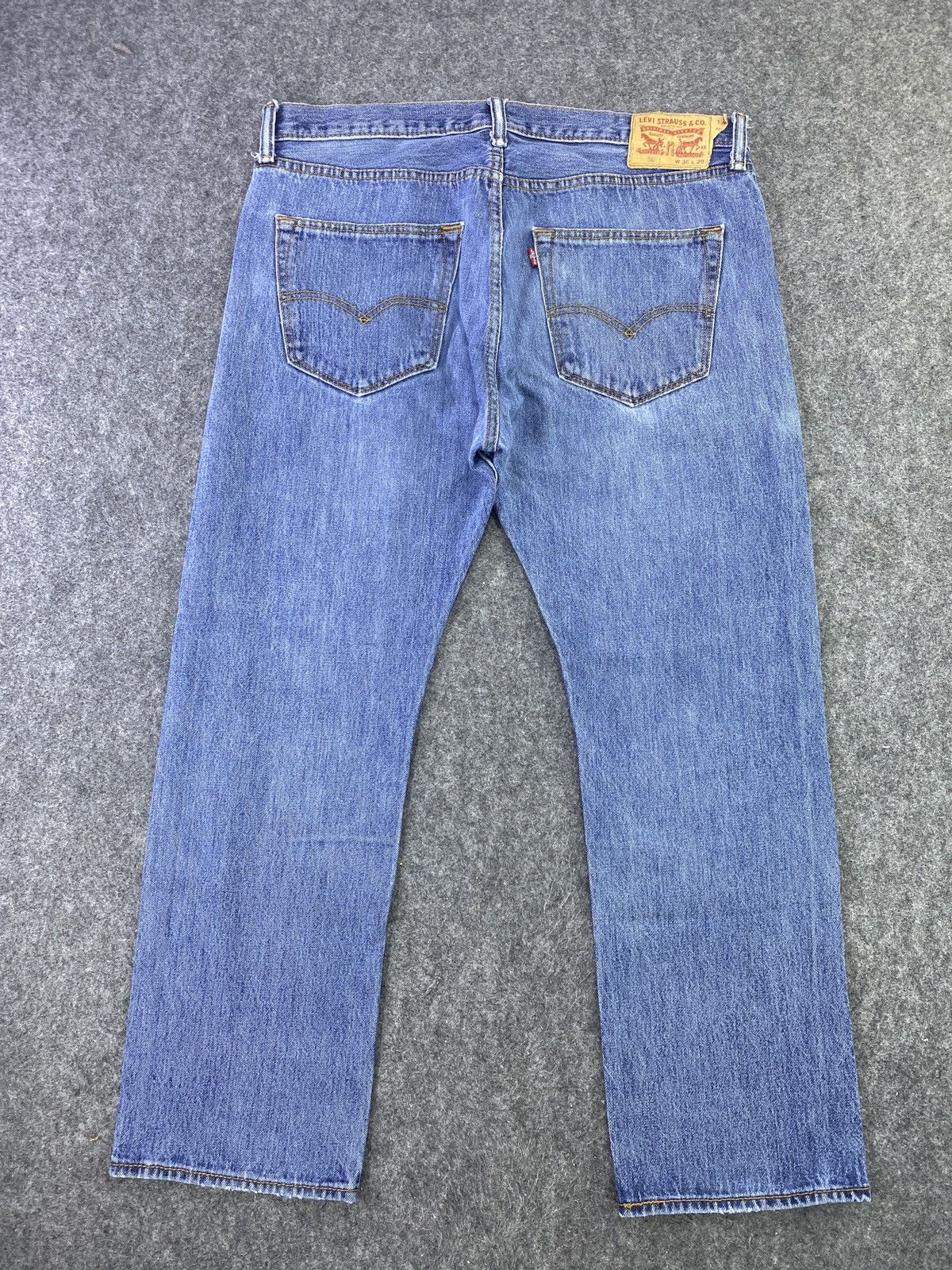 Levi's VINTAGE LEVI'S 501 DISTRESS BLUE JEANS - J659 Size US 36 / EU 52 - 2 Thumbnail