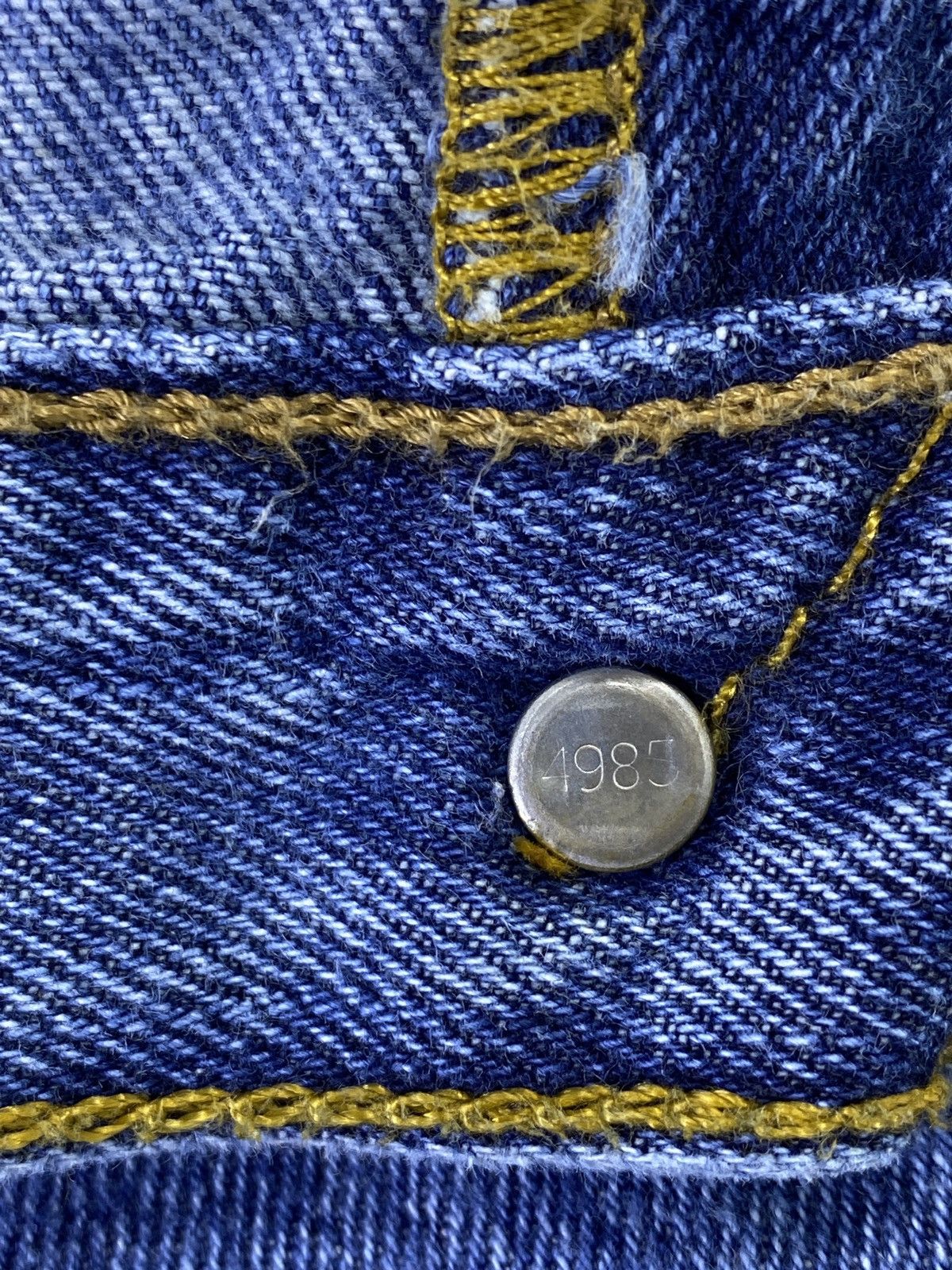 Levi's VINTAGE LEVI'S 501 DISTRESS BLUE JEANS - J659 Size US 36 / EU 52 - 4 Thumbnail