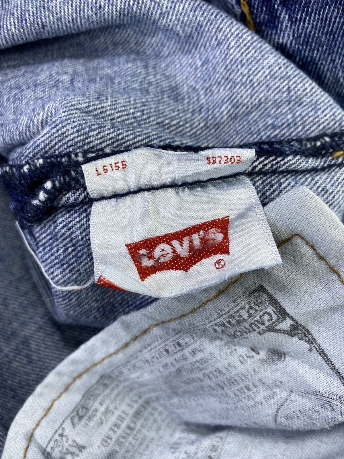 Levi's VINTAGE LEVI'S 501 DISTRESS BLUE JEANS - J659 Size US 36 / EU 52 - 6 Thumbnail