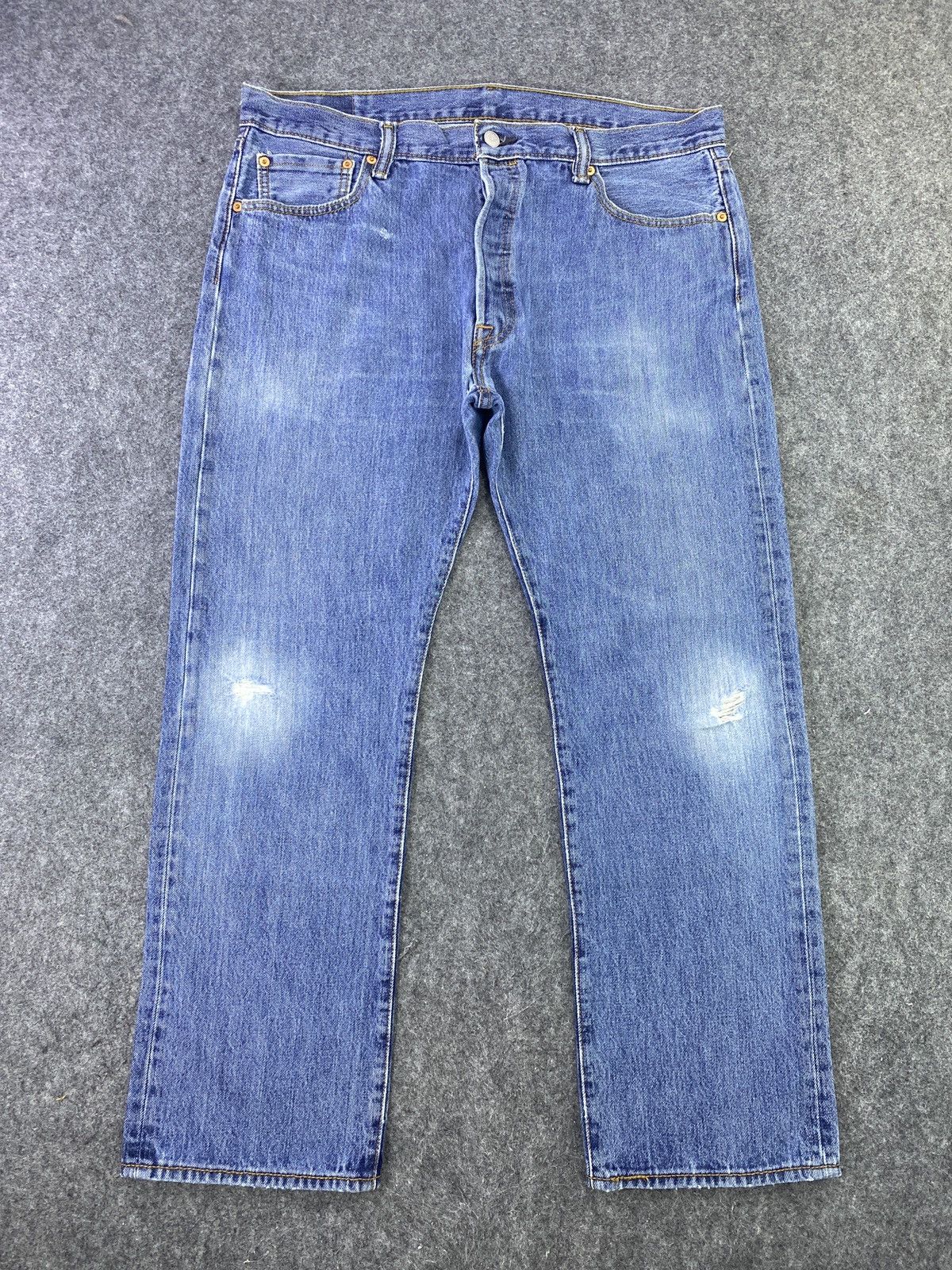 Levi's VINTAGE LEVI'S 501 DISTRESS BLUE JEANS - J659 Size US 36 / EU 52 - 1 Thumbnail