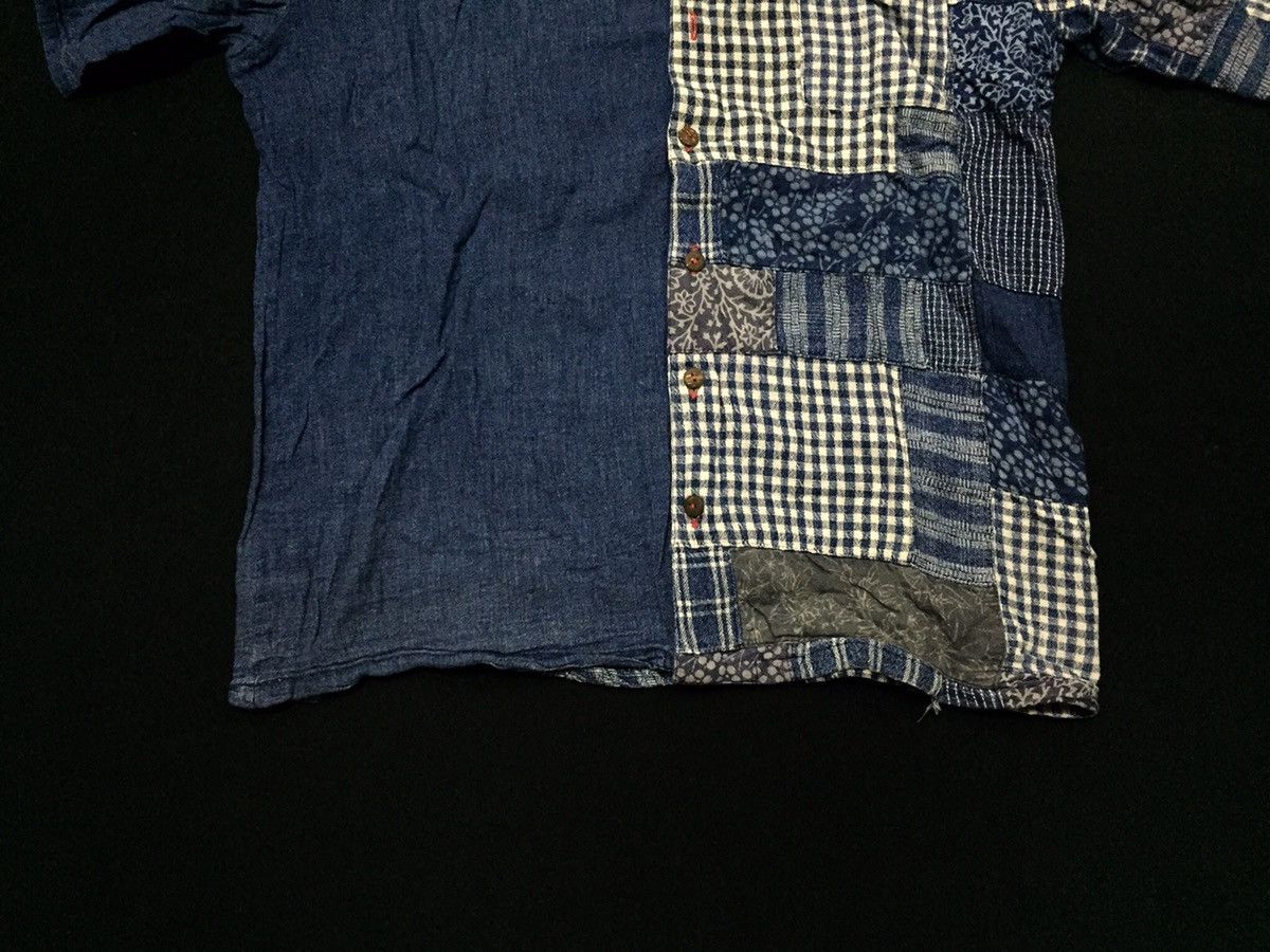 Designer × Japanese Brand Vintage japanese patchwork button ups Size US L / EU 52-54 / 3 - 3 Thumbnail