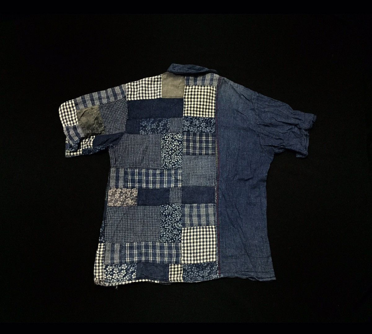 Designer × Japanese Brand Vintage japanese patchwork button ups Size US L / EU 52-54 / 3 - 2 Thumbnail