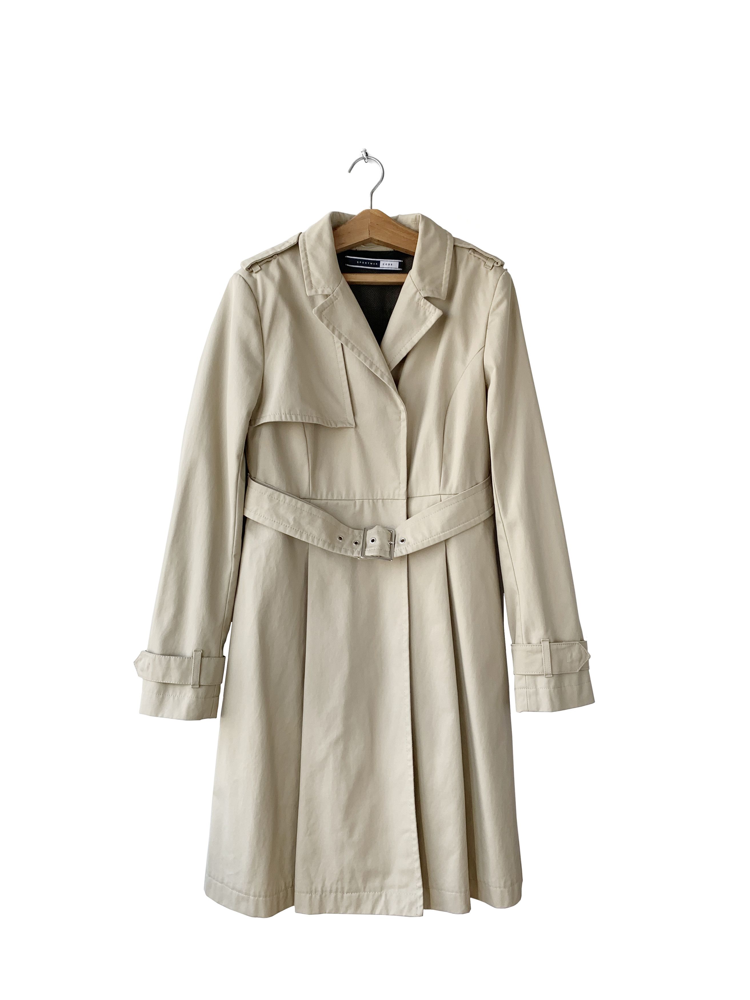 Sportmax by Max Mara wmn's biege trench jacket