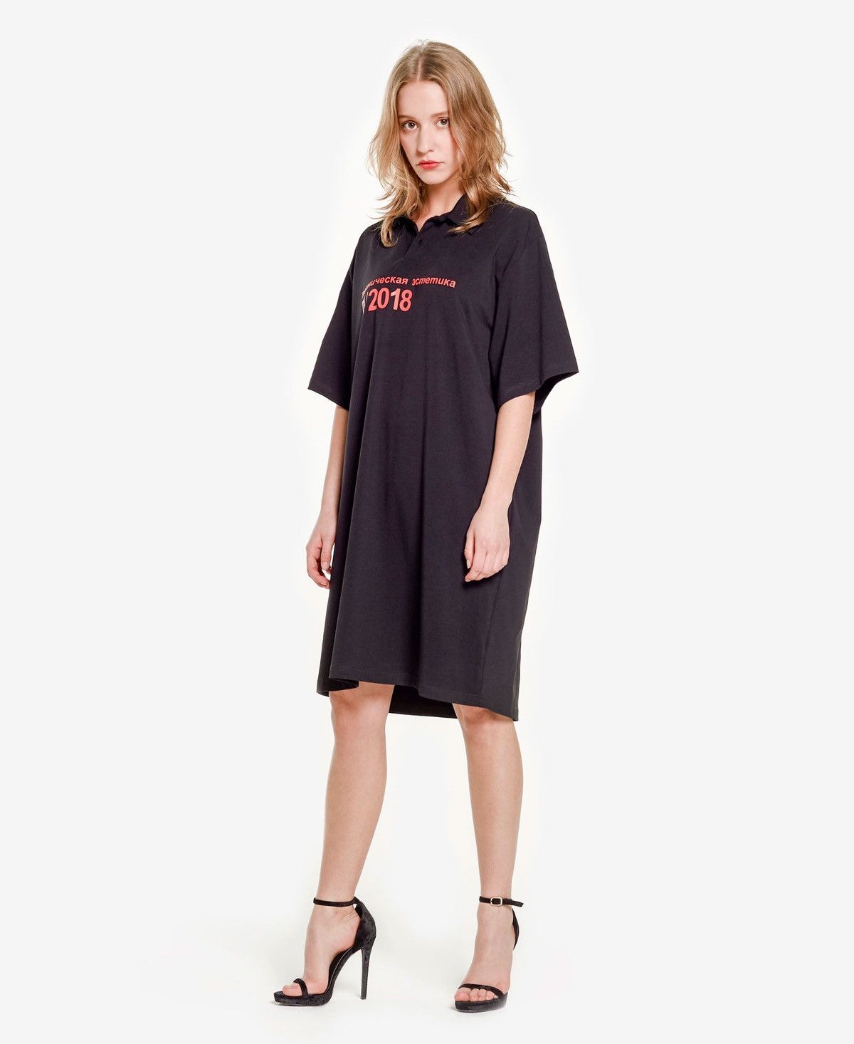 Designer × Other Yulia Yefimtchuk - Oversized Long Black Polo 2018 Size US S / EU 44-46 / 1 - 1 Thumbnail
