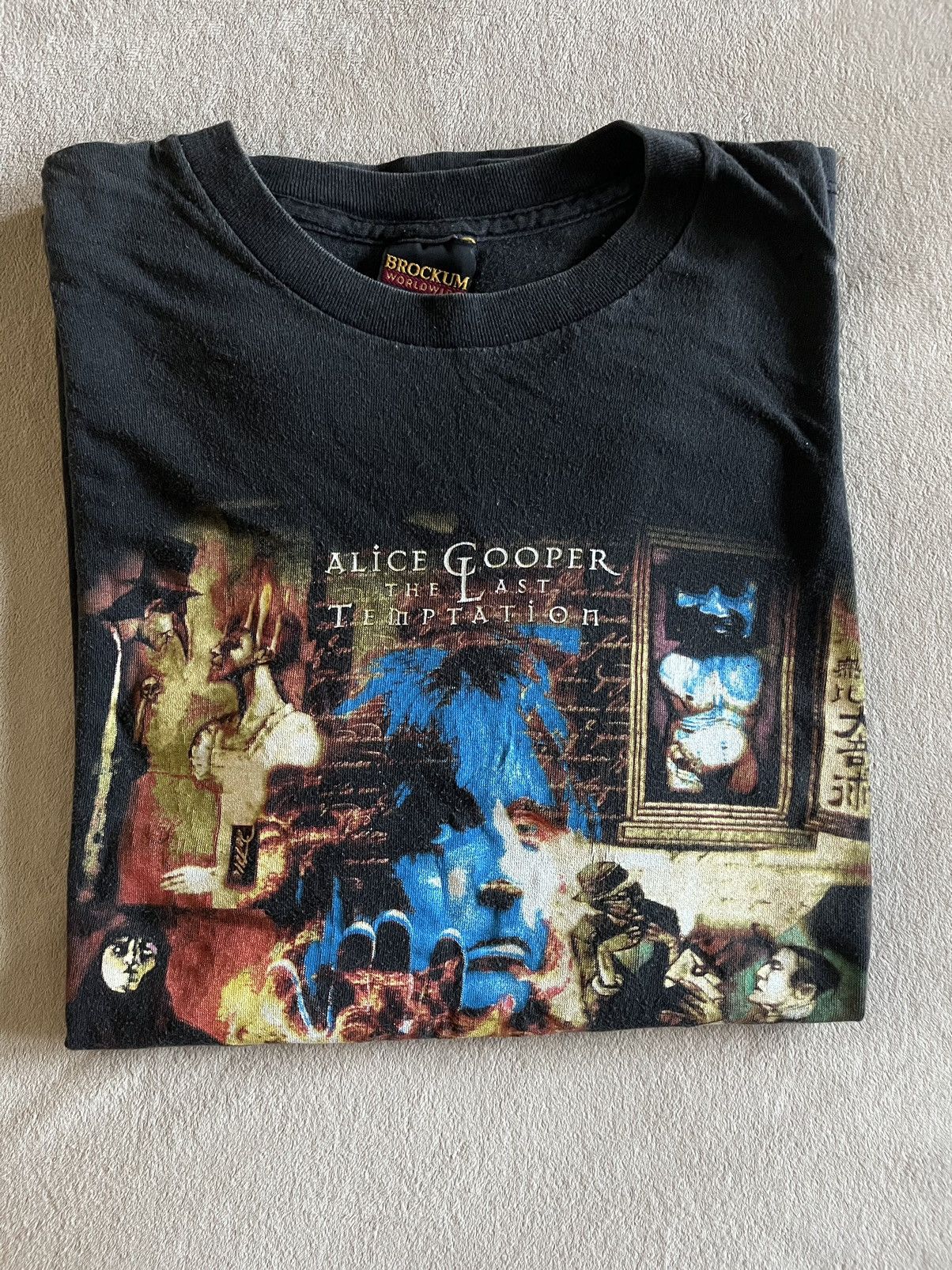image of Band Tees x Brockum Vintage Alice Cooper The Last Temptation Tee (Black) - Xl, Men's